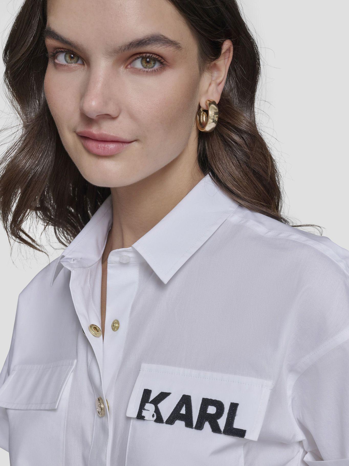 Camisa poplin con logotipo-4