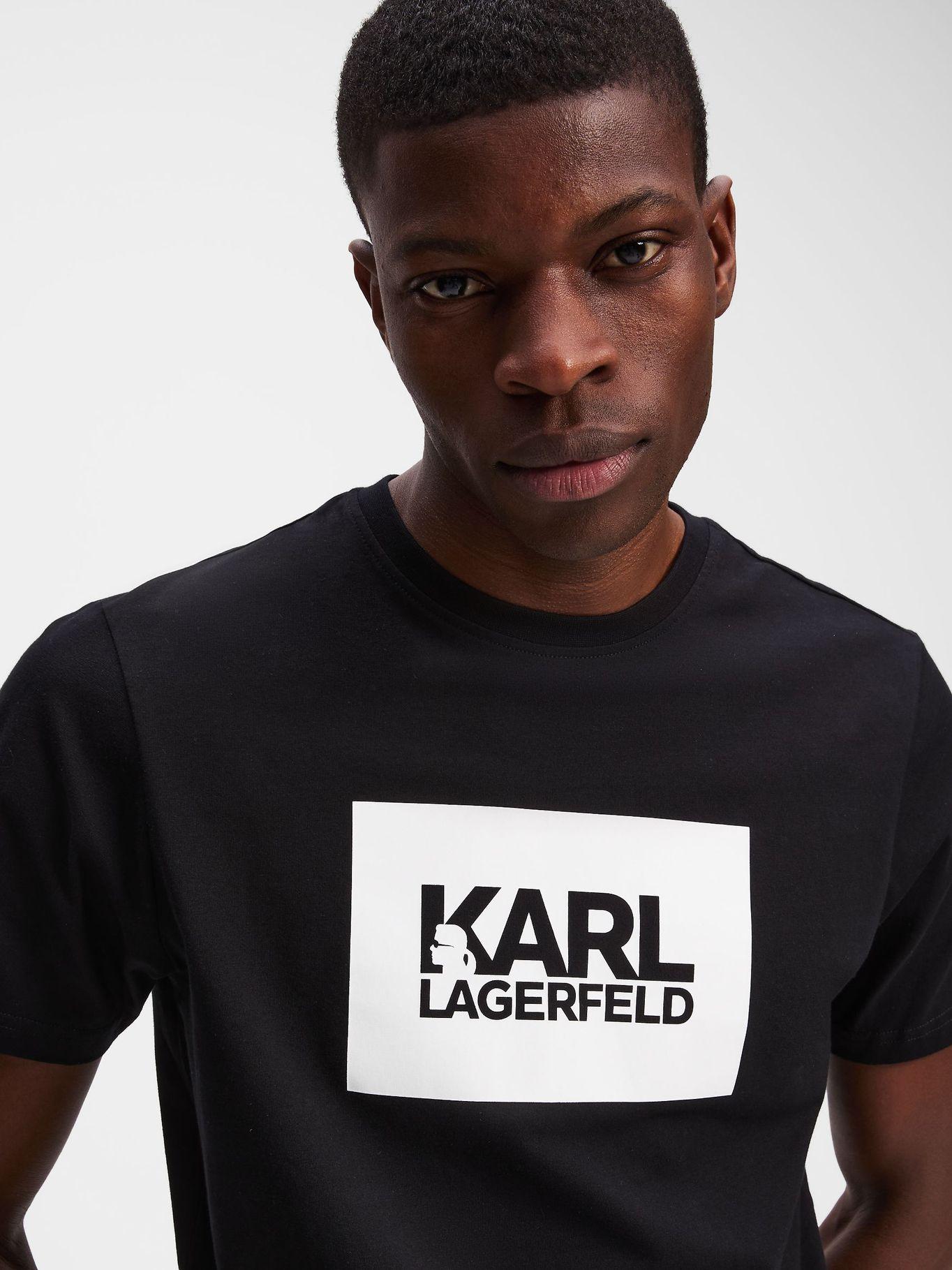 Polera con logo de KARL Negro Karl Lagerfeld-3