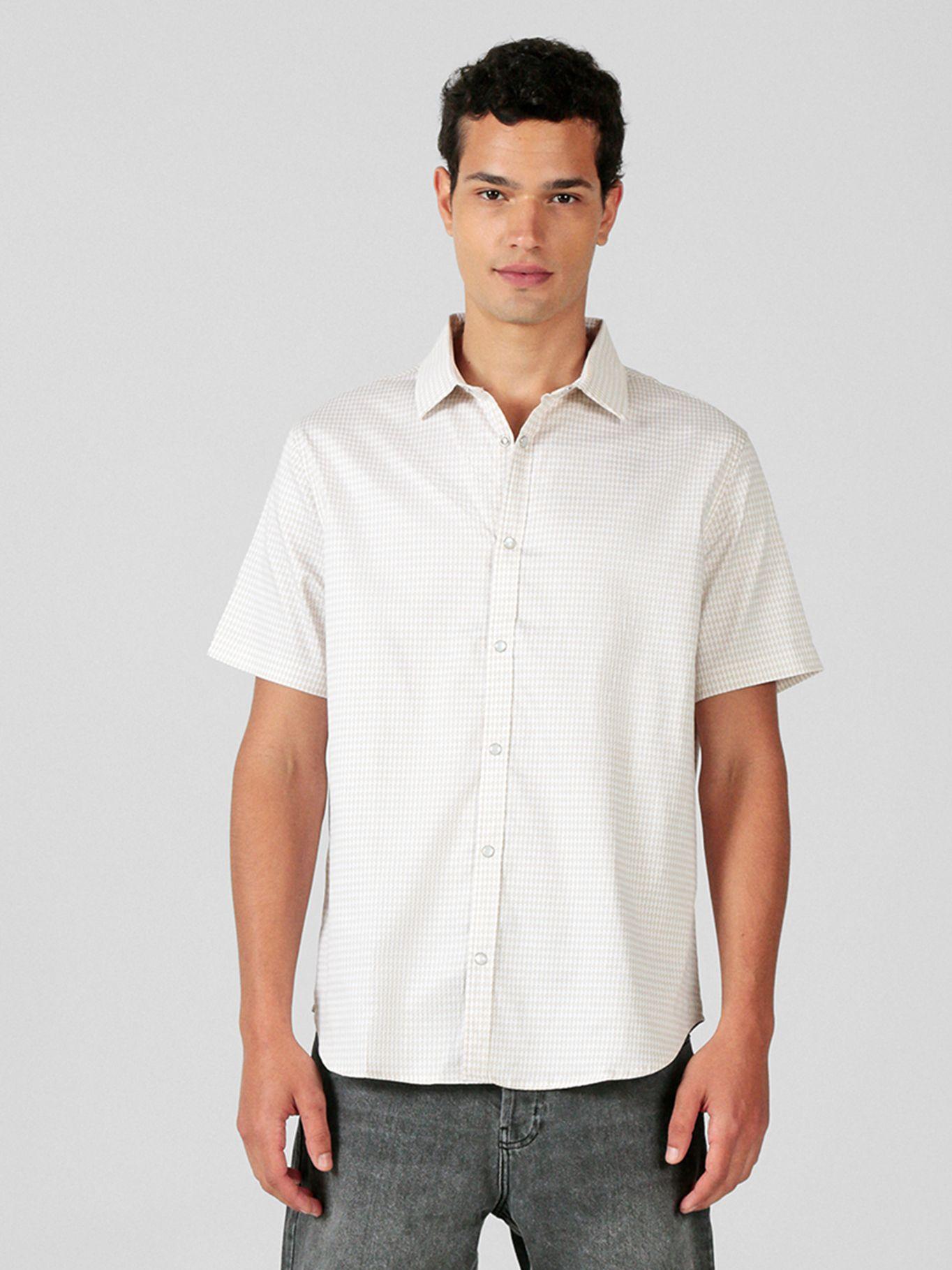 Camisa con estampado Blanco Karl Lagerfeld-0
