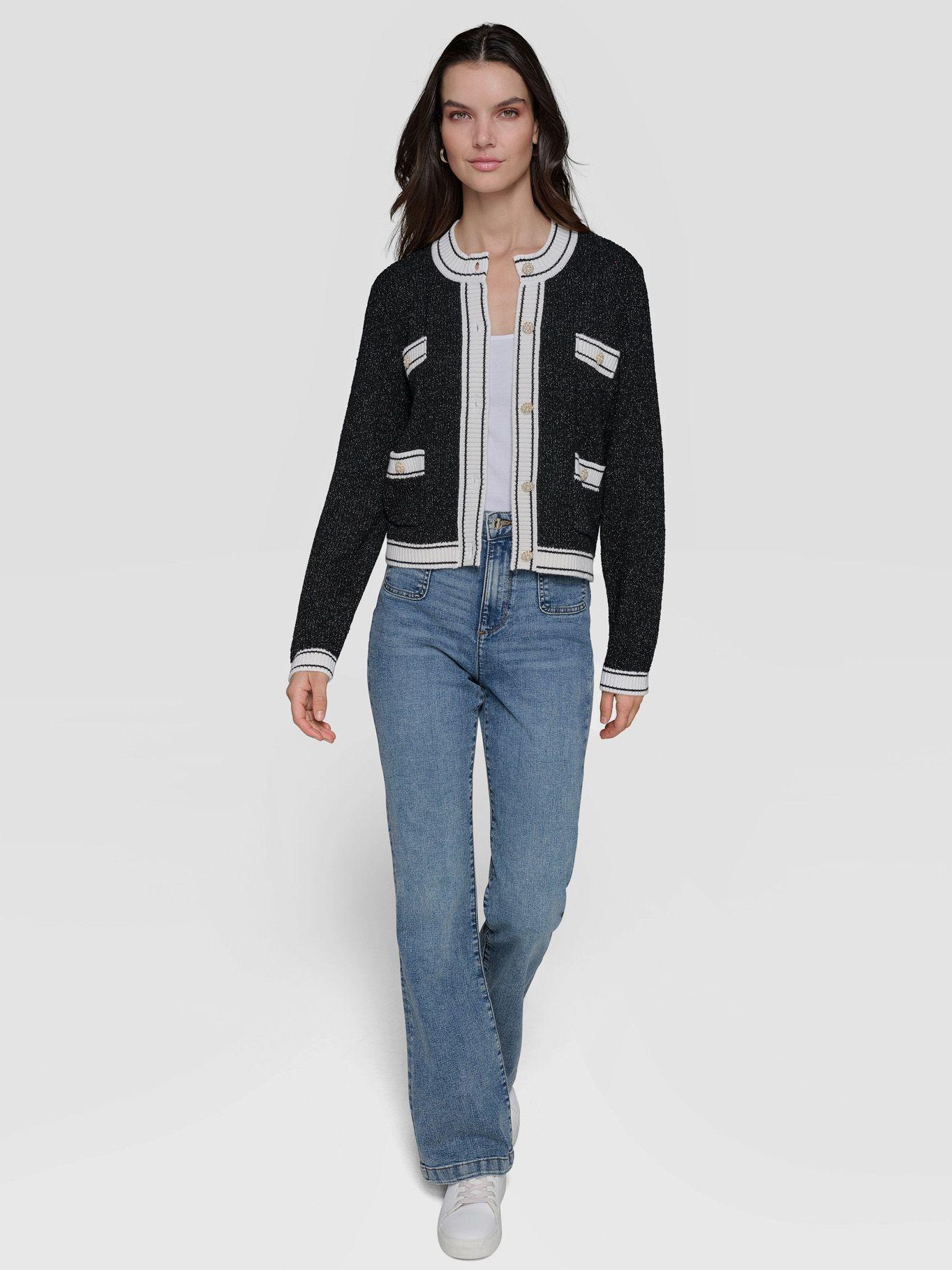 Sweater adornado con 4 bolsillos-1