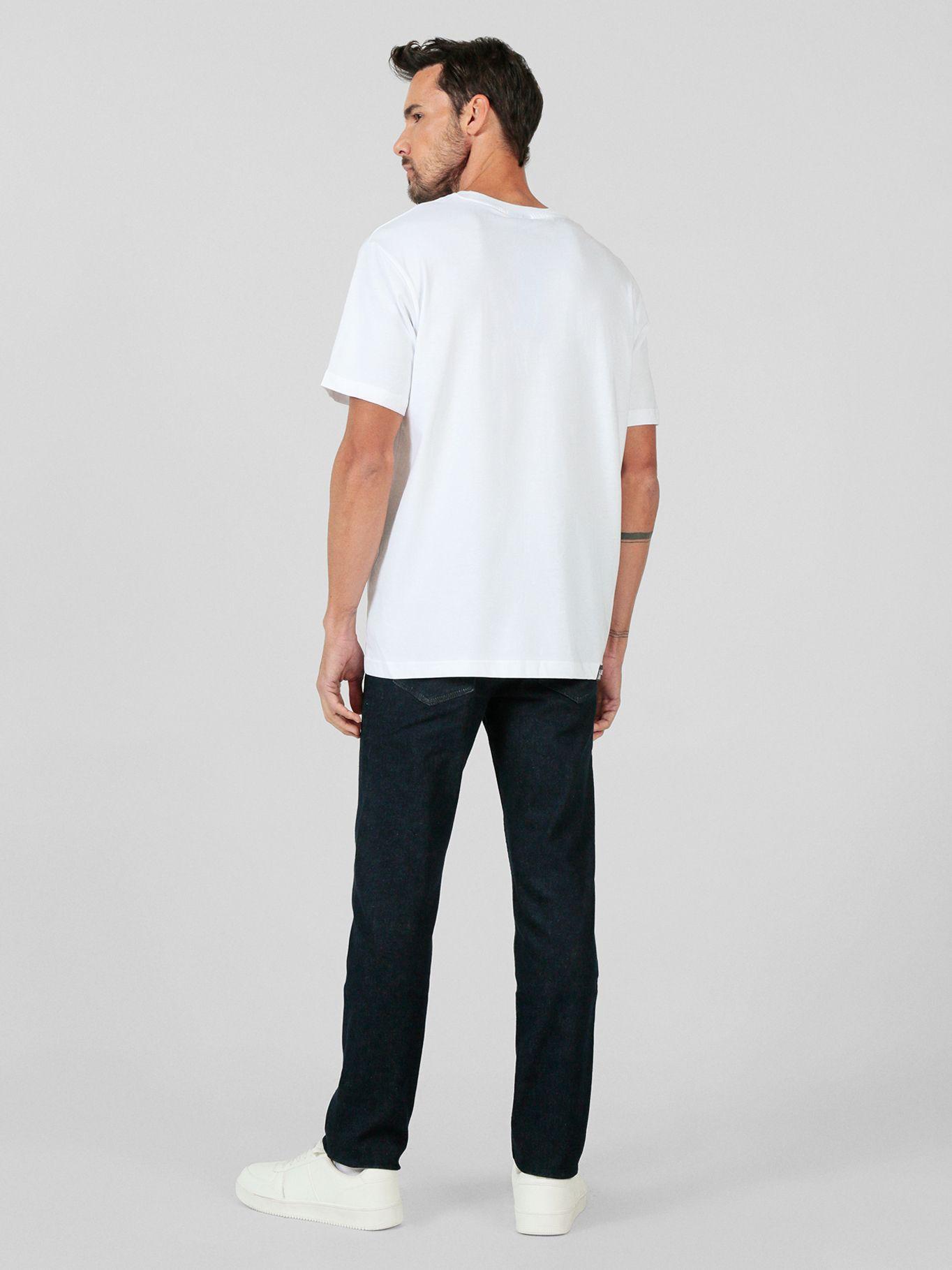 Polera regular con logo Blanco Karl Lagerfeld-3