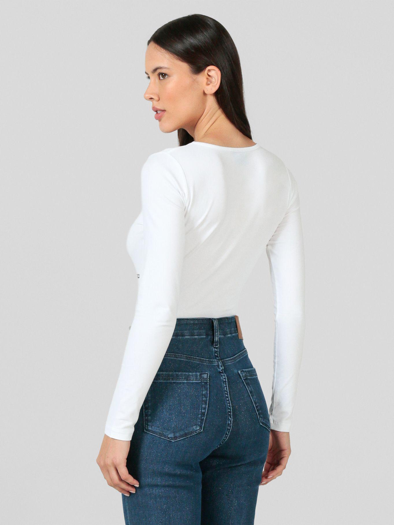 Body de manga larga Blanco Karl Lagerfeld-2