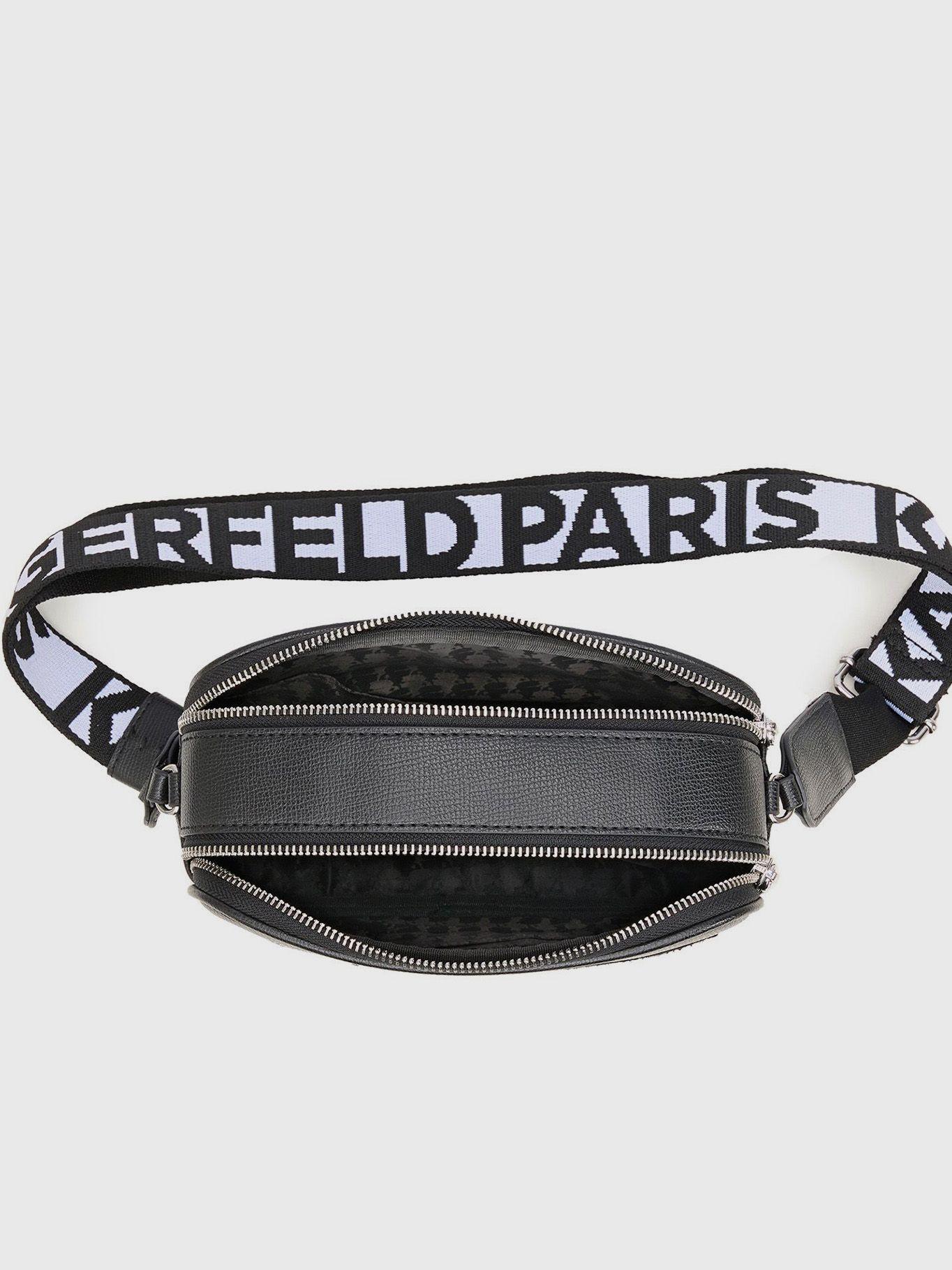 Cartera cruzada con pedrería - Maybelle Negro Karl-3