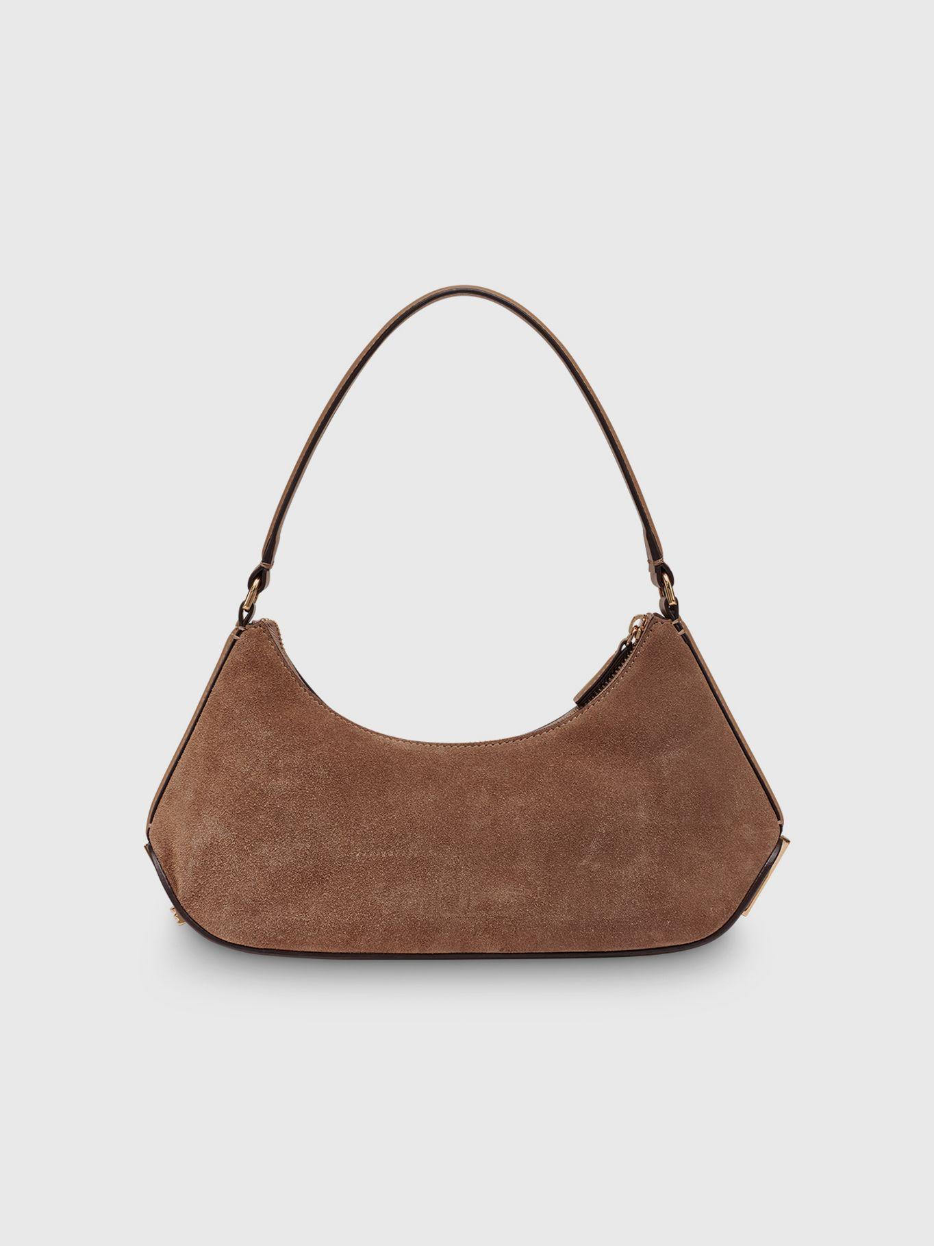 Cartera Arielle de hombro en cuero Café Karl Lagerfeld-1