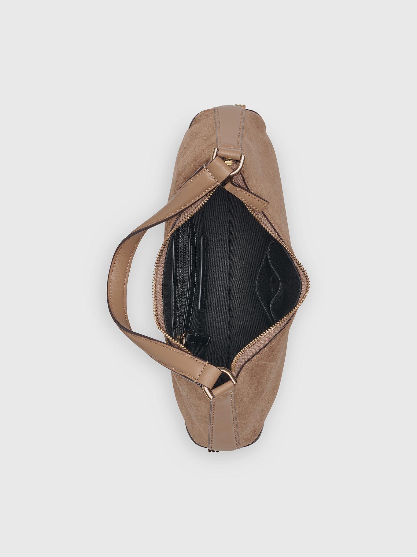 Cartera Arielle de hombro en cuero Café Karl Lagerfeld-2