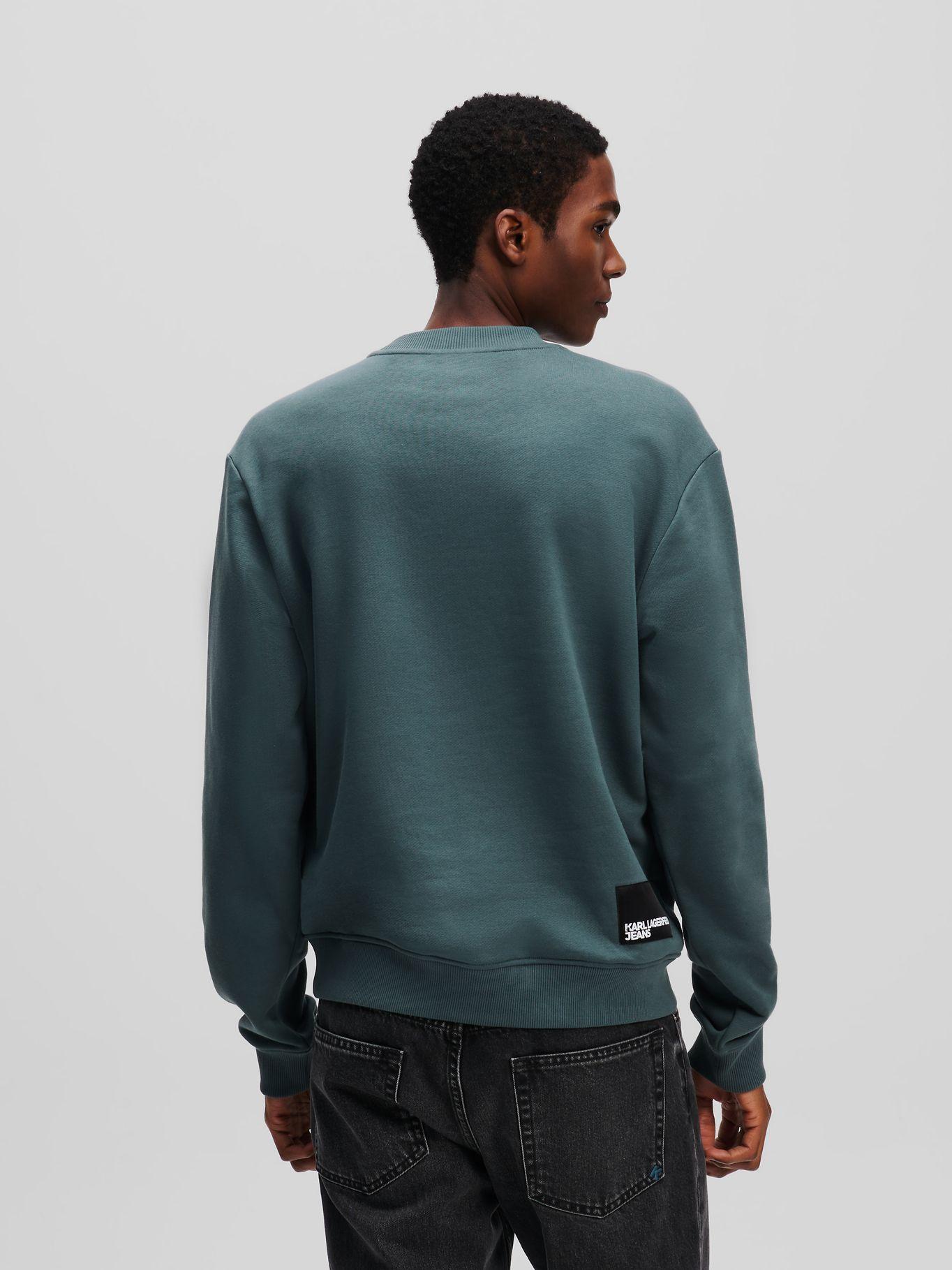 Polerón regular fit -K/ESSENTIAL Verde Karl Lagerfeld-2