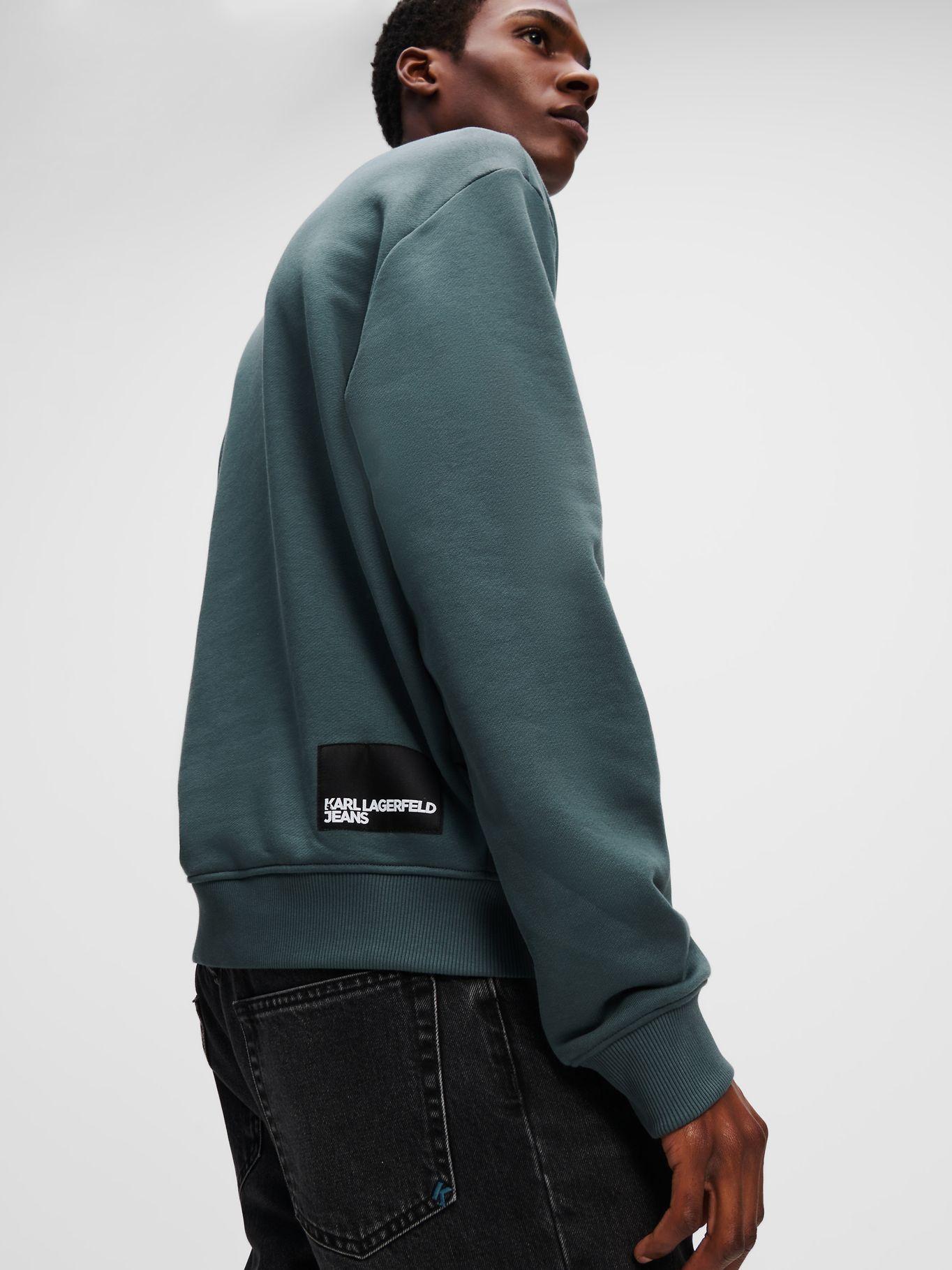 Polerón regular fit -K/ESSENTIAL Verde Karl Lagerfeld-3