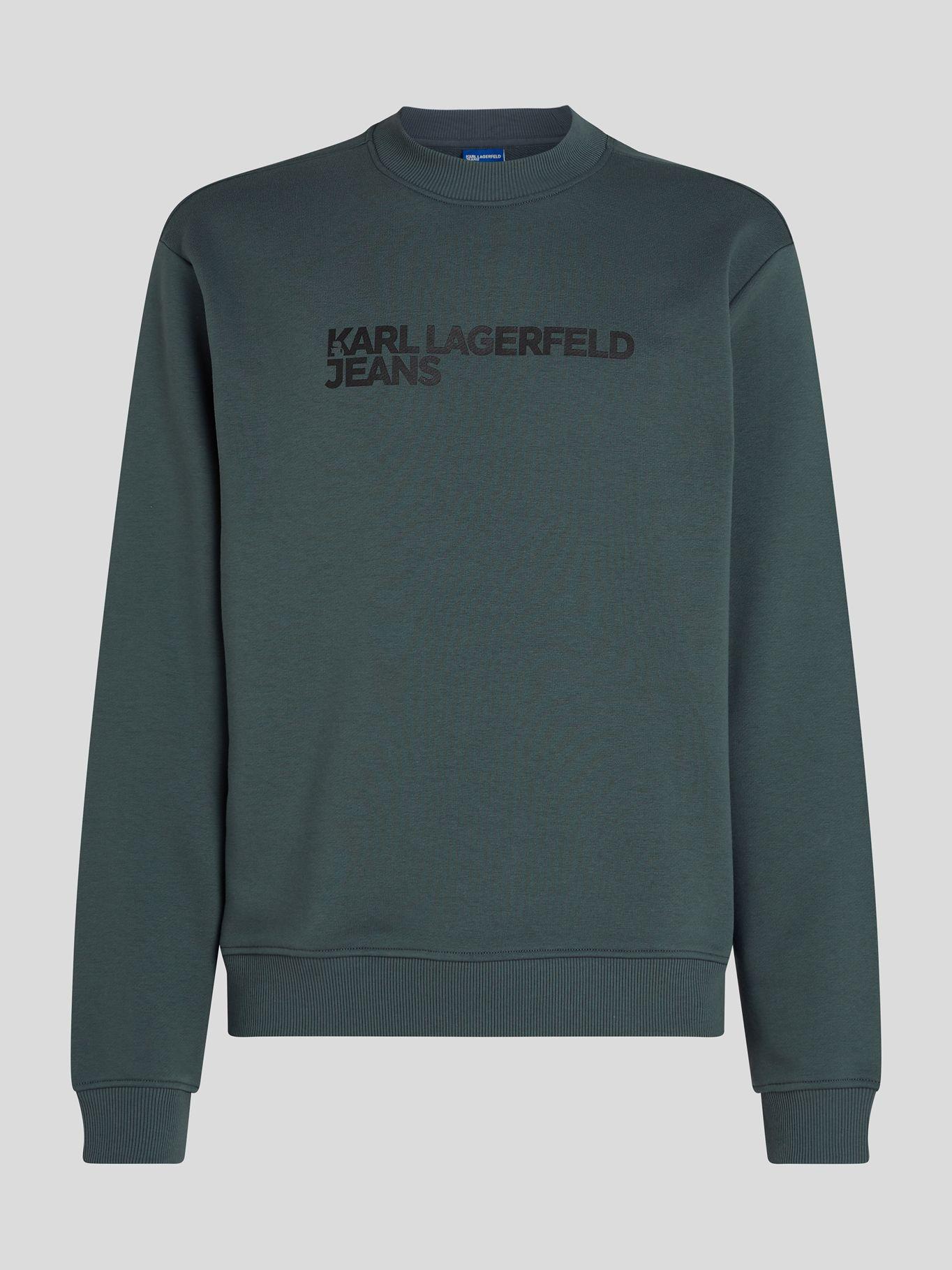 Polerón regular fit -K/ESSENTIAL Verde Karl Lagerfeld-4