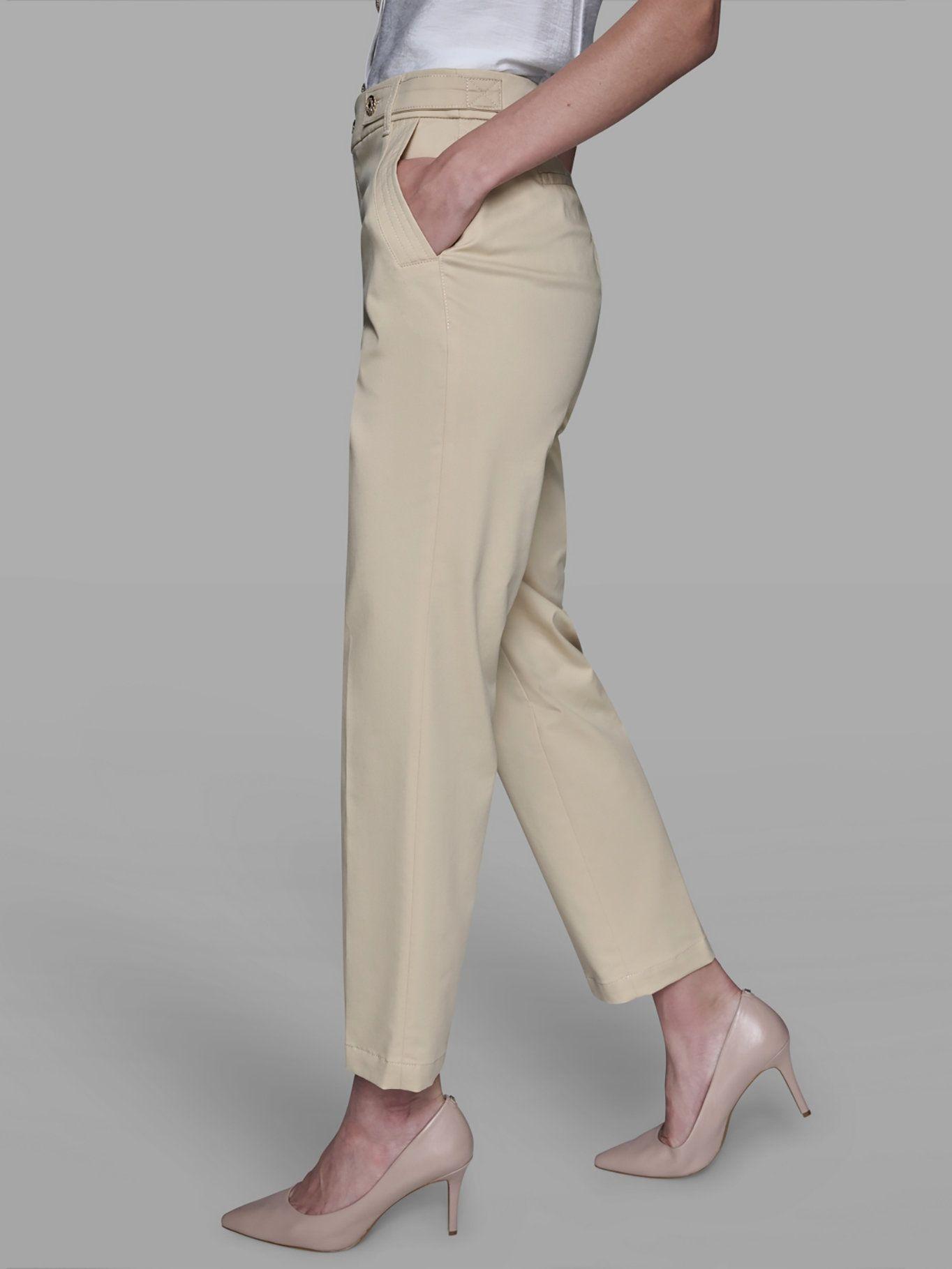 Pantalón tobillero Crema Karl Lagerfeld-2