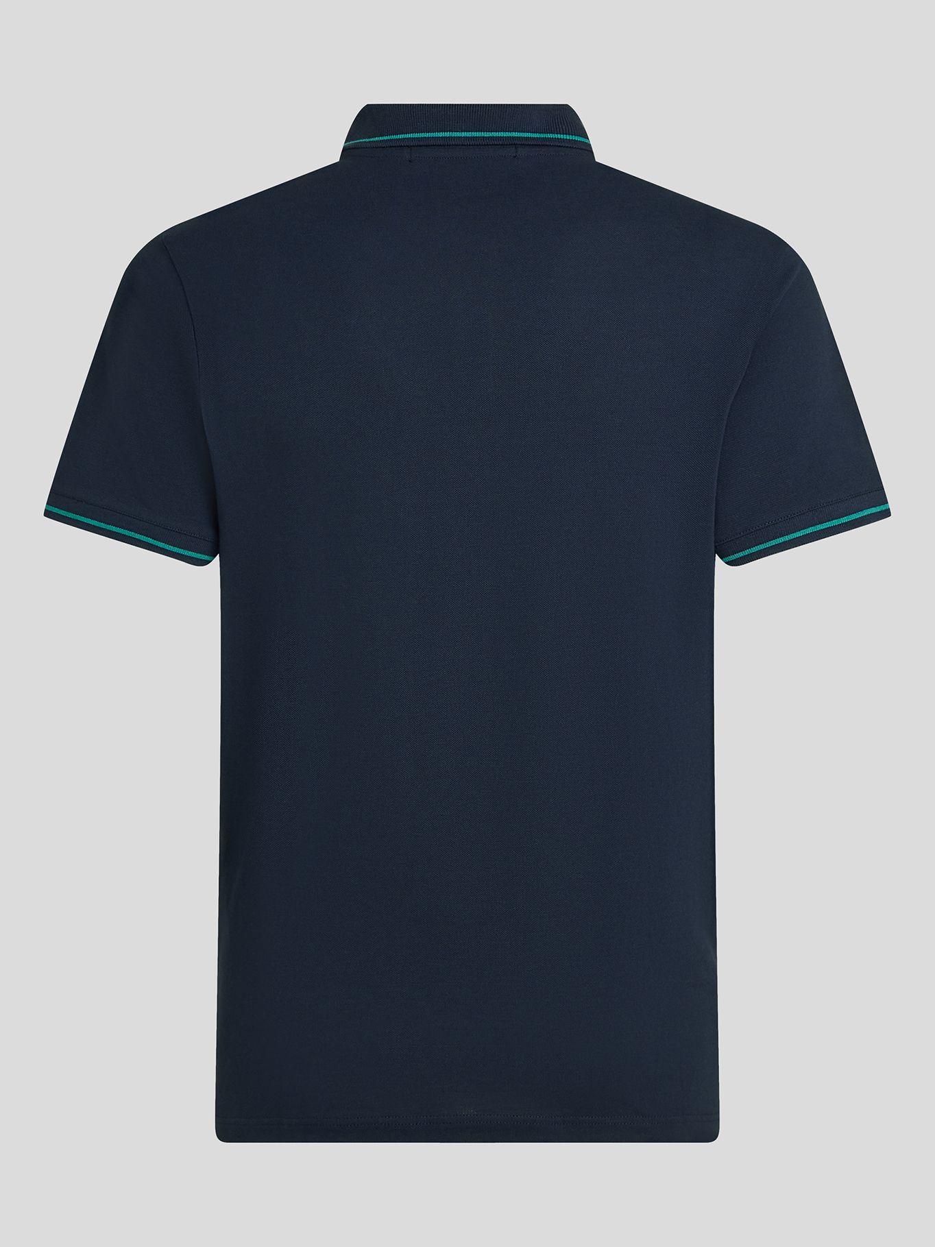 Polo con parche IKON Azul Karl Lagerfeld-1