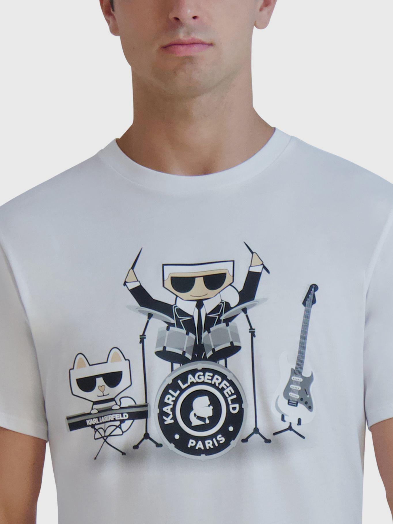 Polera de band Kocktail Blanca-4