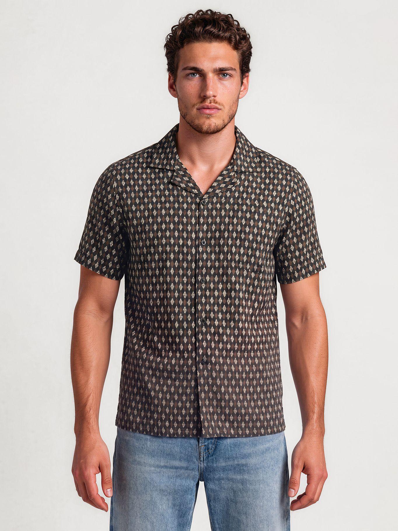 Camisa con estampado KL grande Café Karl Lagerfeld-0