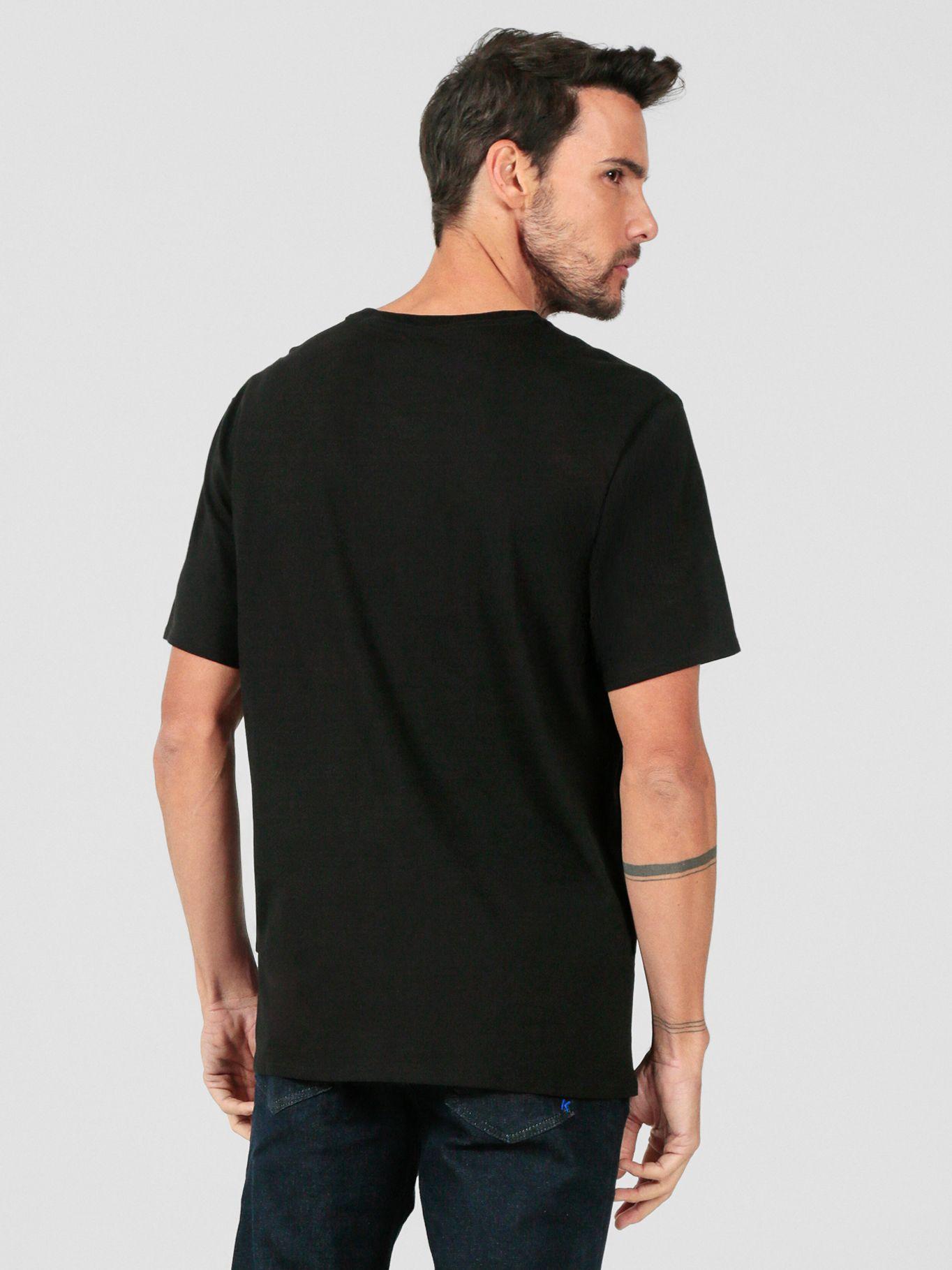 Polera Karl Armour con logo Negro Karl Lagerfeld-2