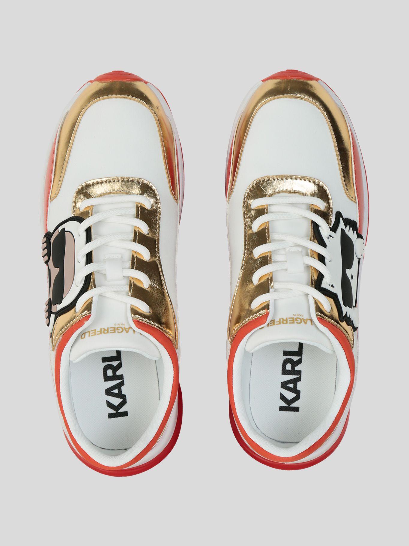 Zapatillas deportivas multicolor bordada Blanco-3