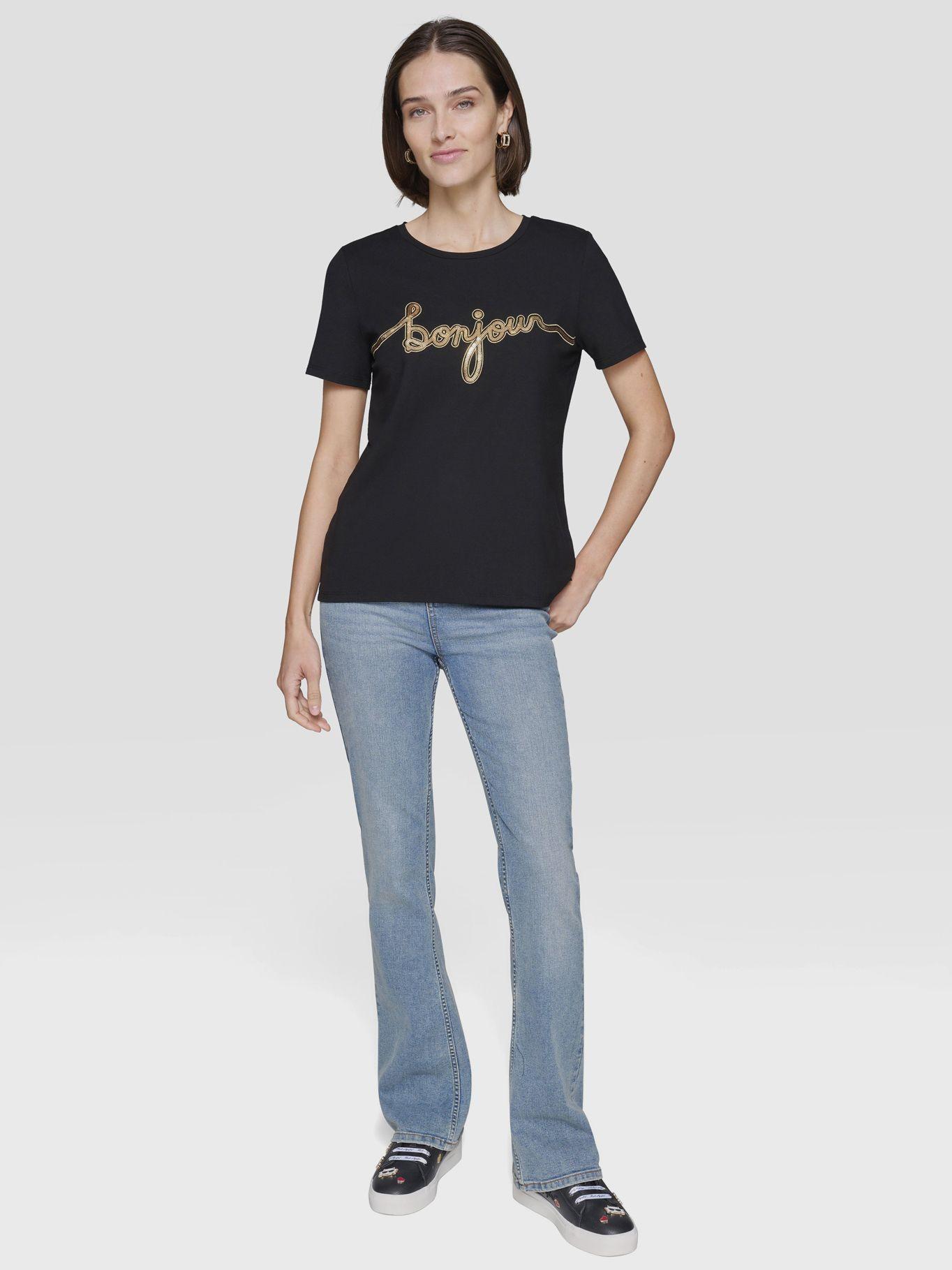 Polera bonjour con lentejuelas-1