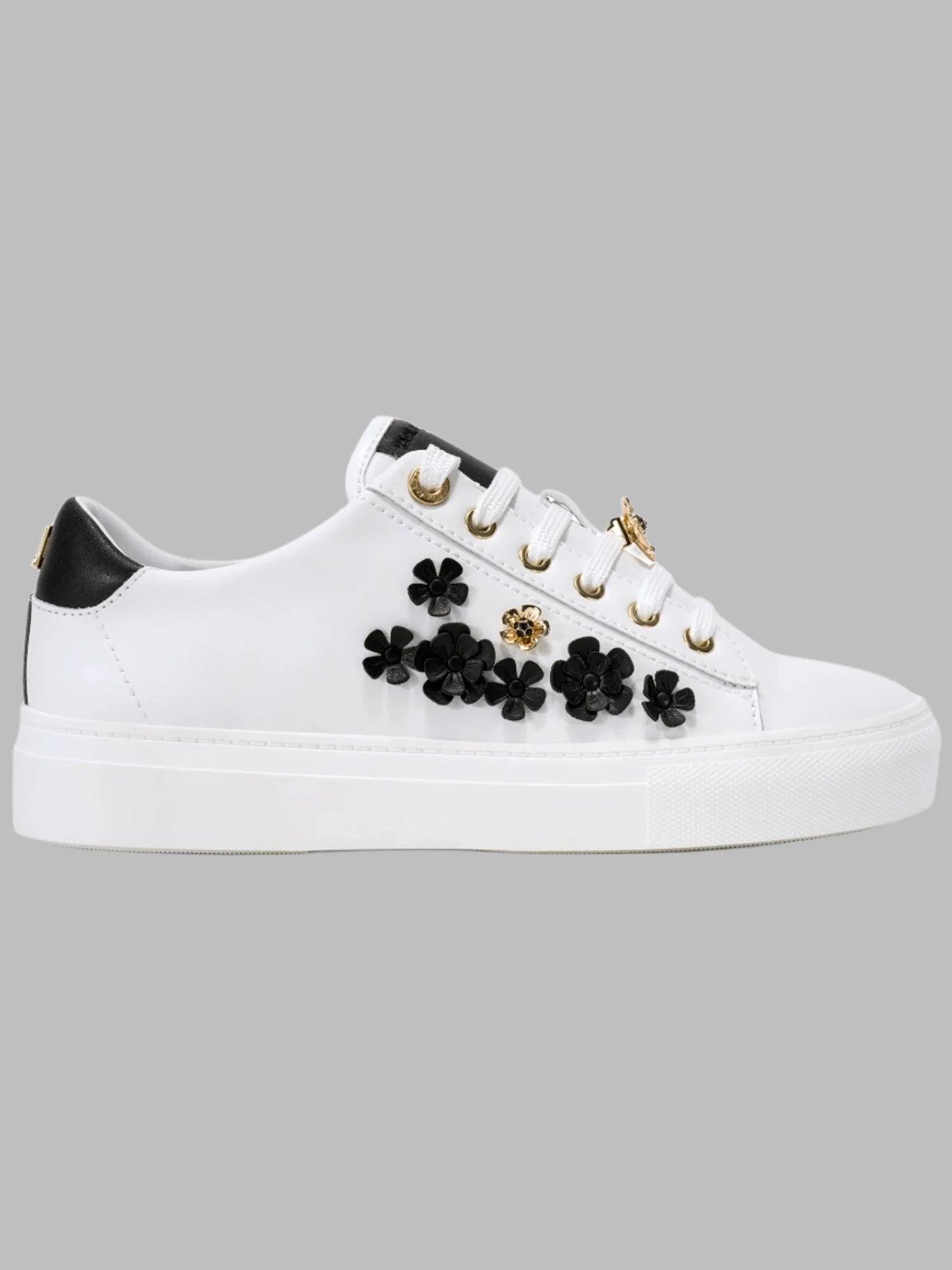 Zapatillas aplicaciones florales Blanco Karl Lagerfeld-0