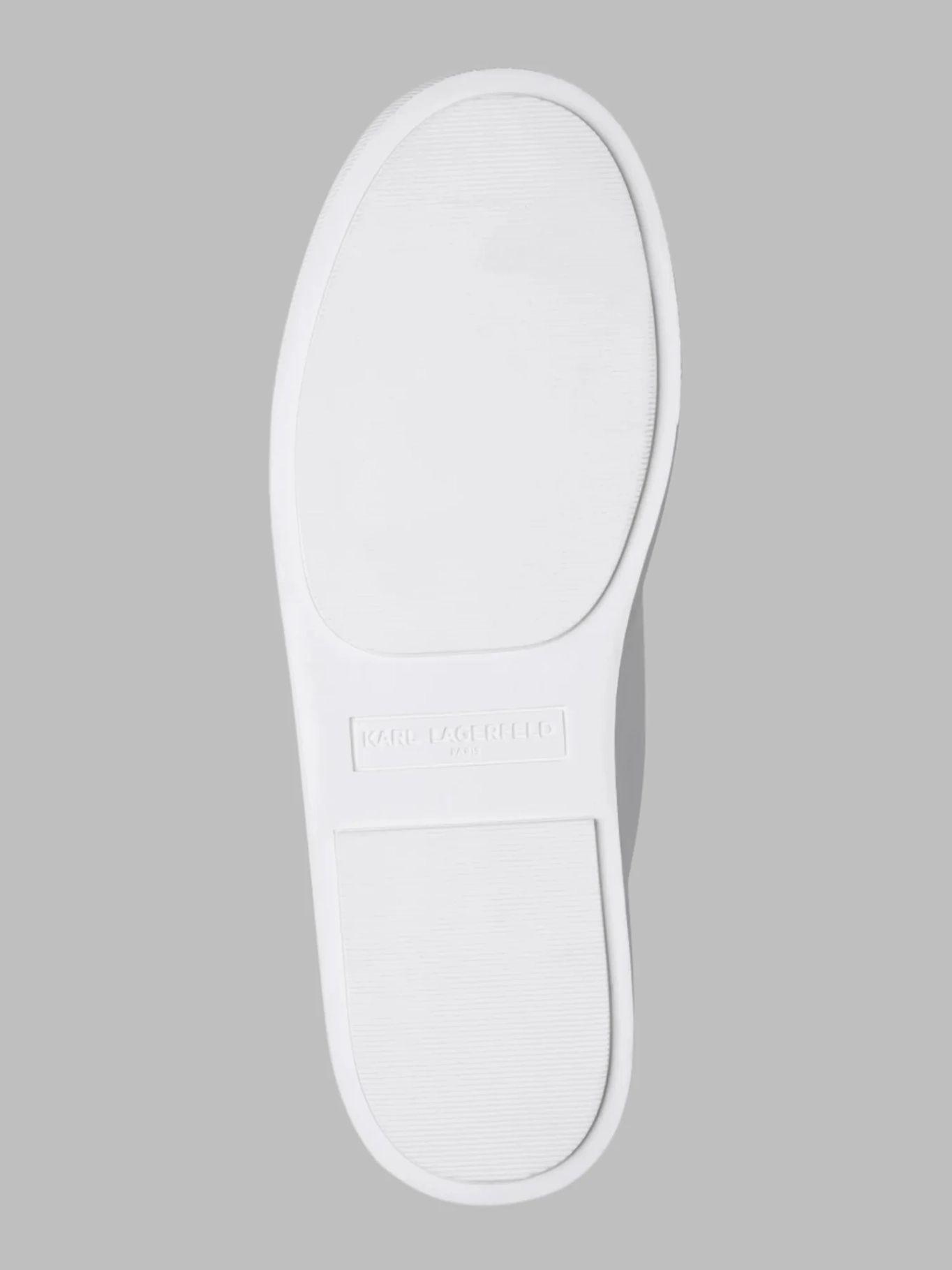 Zapatillas aplicaciones florales Blanco Karl Lagerfeld-4