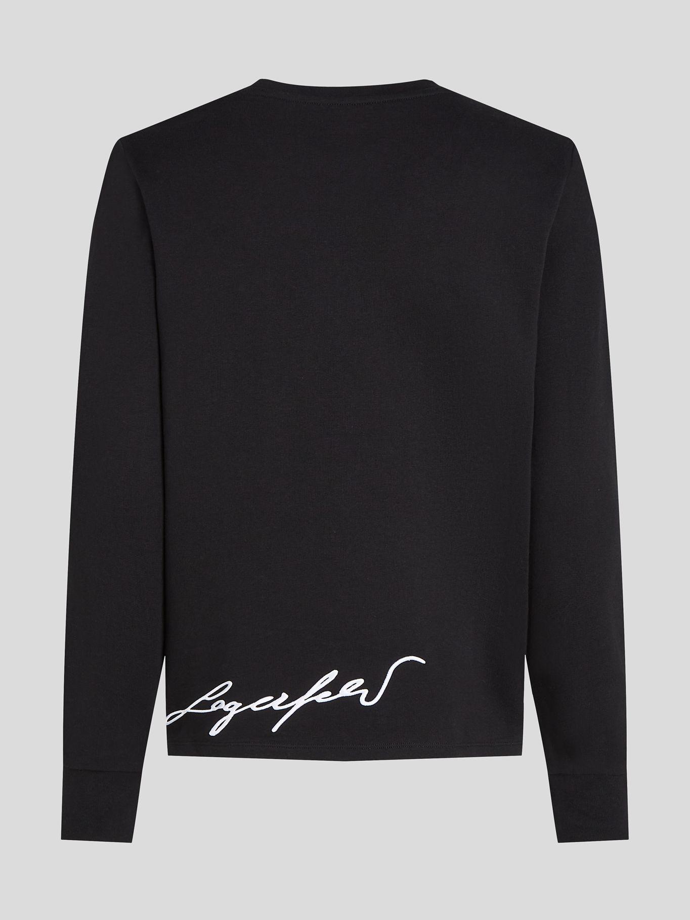 Polerón con la firma de LAGERFELD Negro Karl Lagerfeld-1