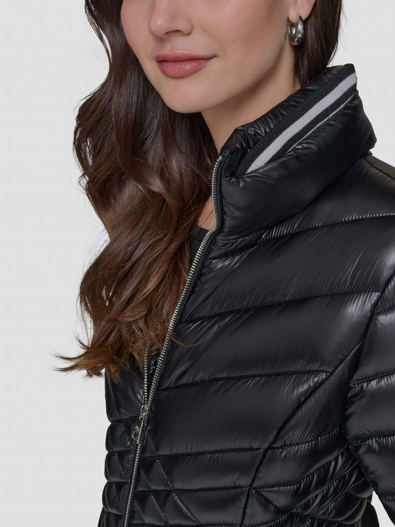Chaqueta puffer con cuello alto Negro Karl Lagerfeld-5