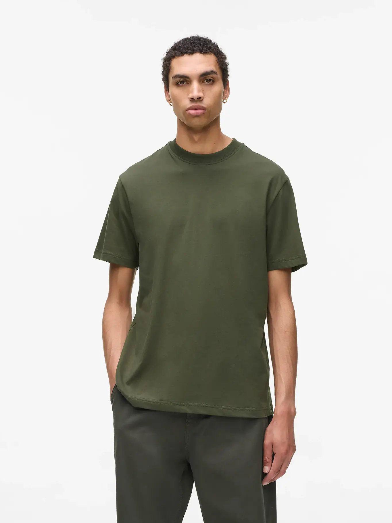 Polera corte regular parche goma Verde Karl Lagerfeld-0