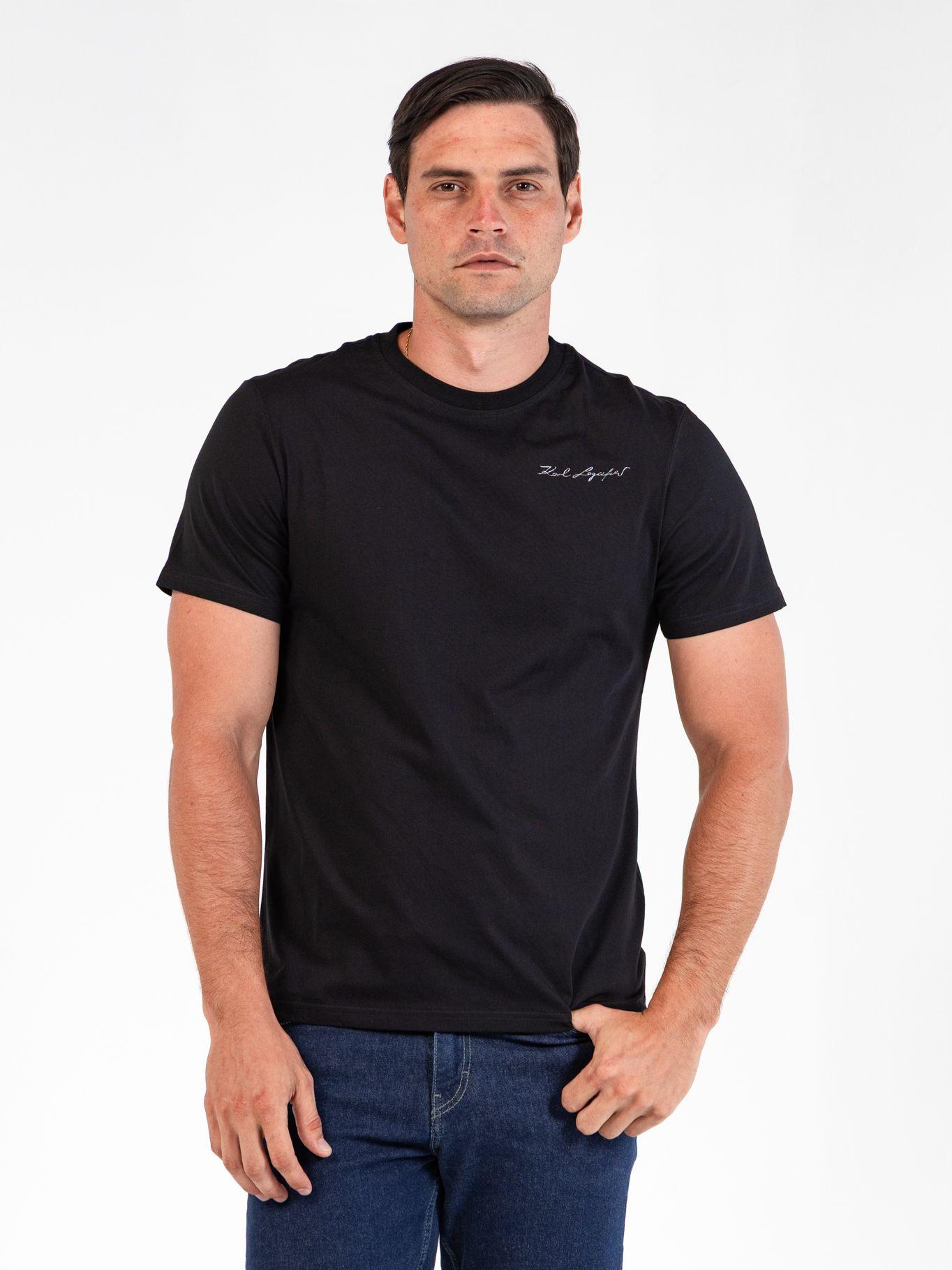 Polera signature Negro Karl Lagerfeld-0