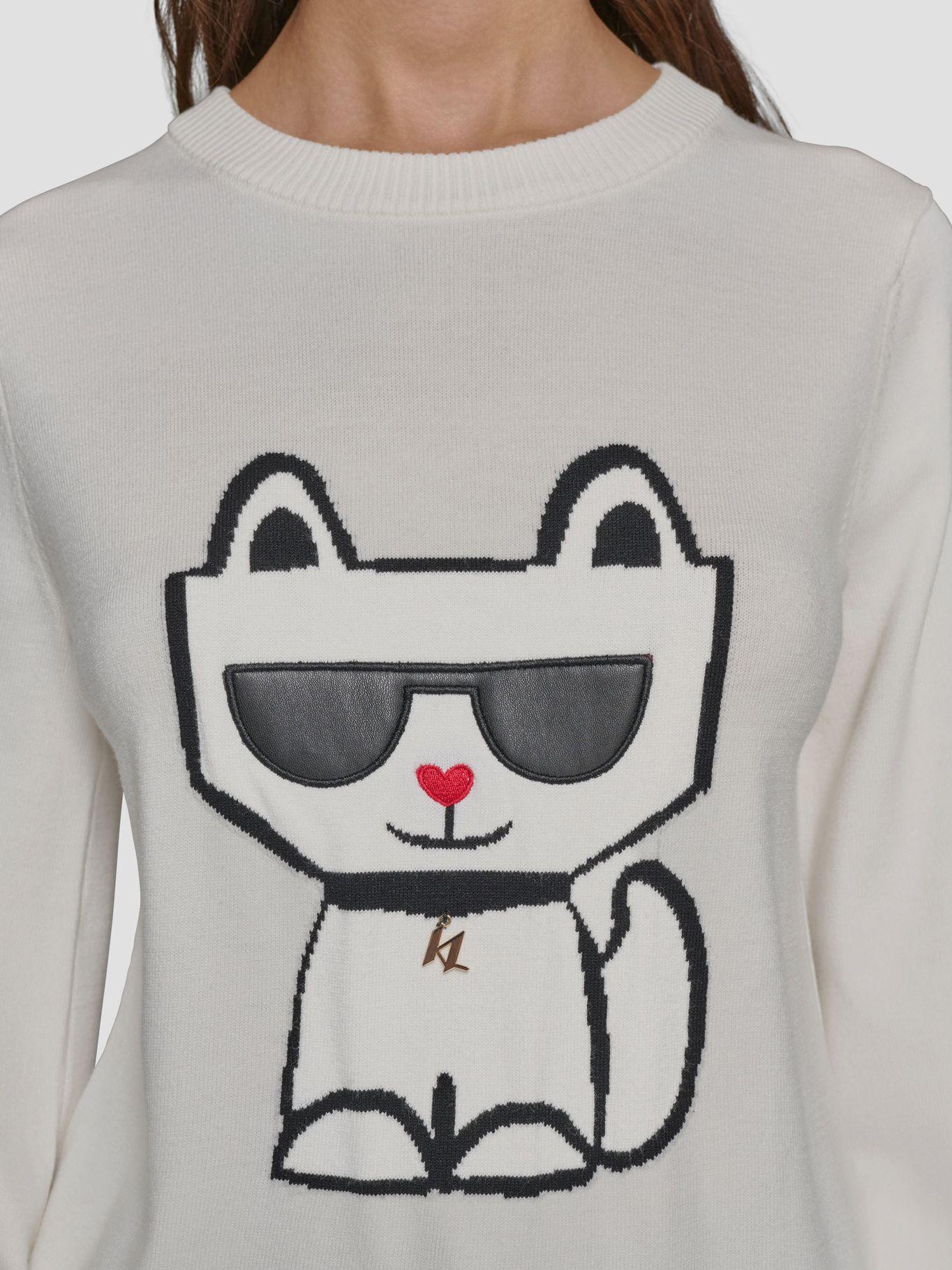Sweater choupette bordado Blanco-4