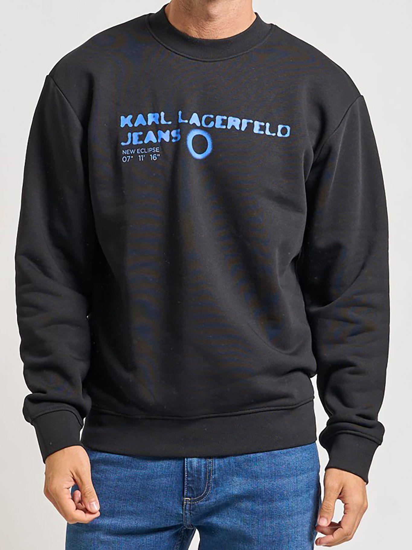 Polerón regular con logo eclipse Negro Karl Lagerfeld-0