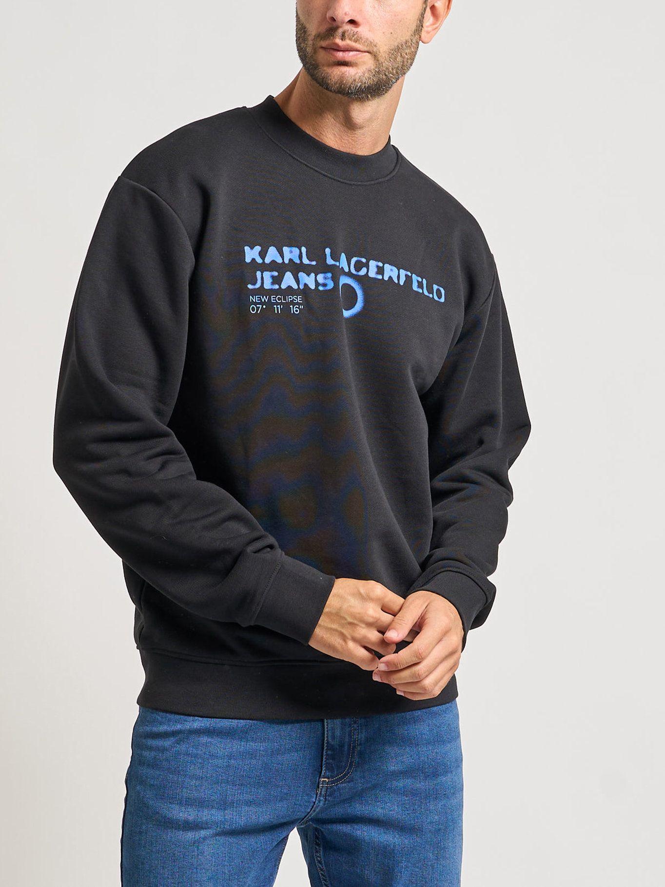 Polerón regular con logo eclipse Negro Karl Lagerfeld-1