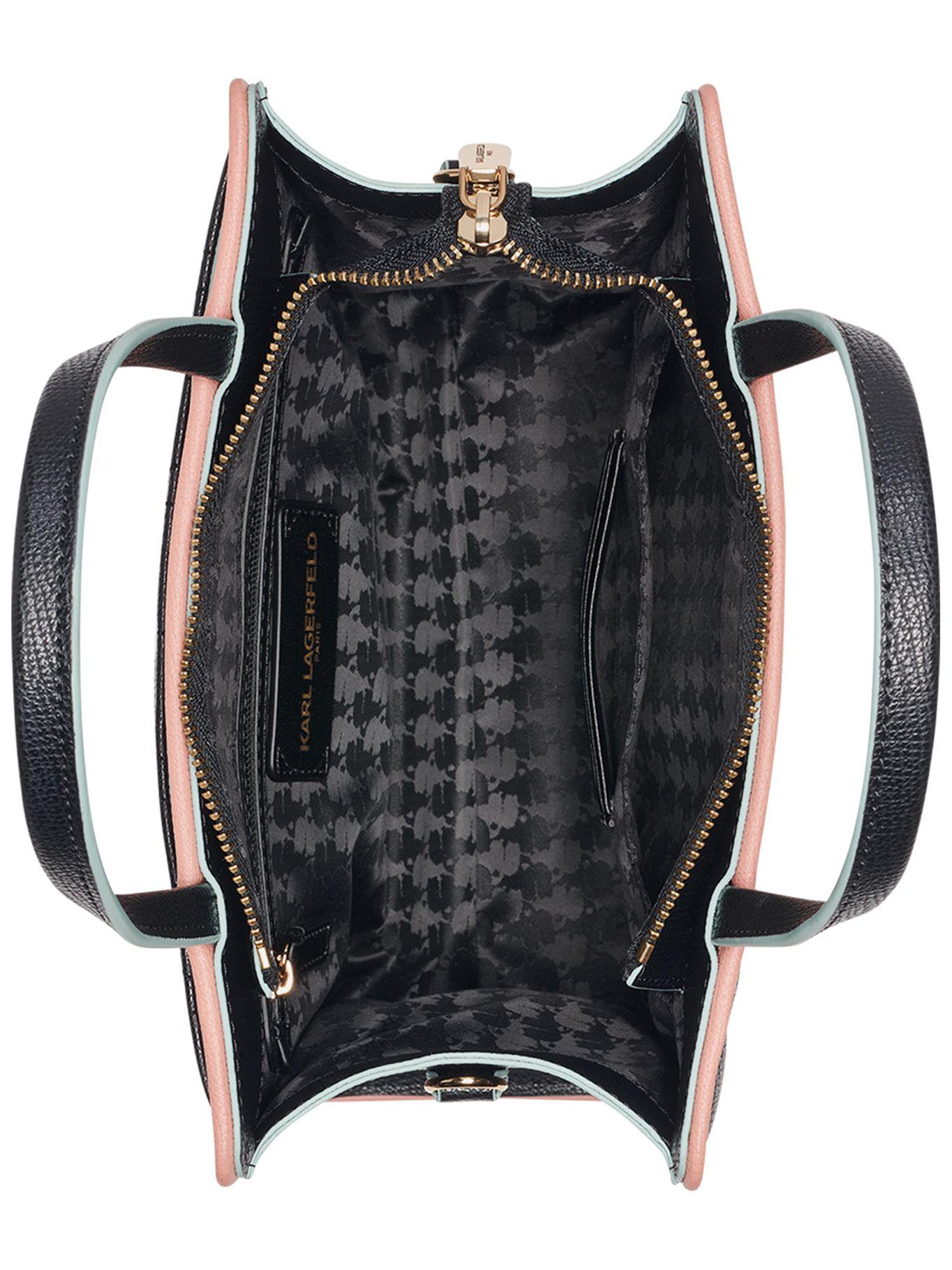 Cartera satchel Maybelle Negro Karl Lagerfeld-1