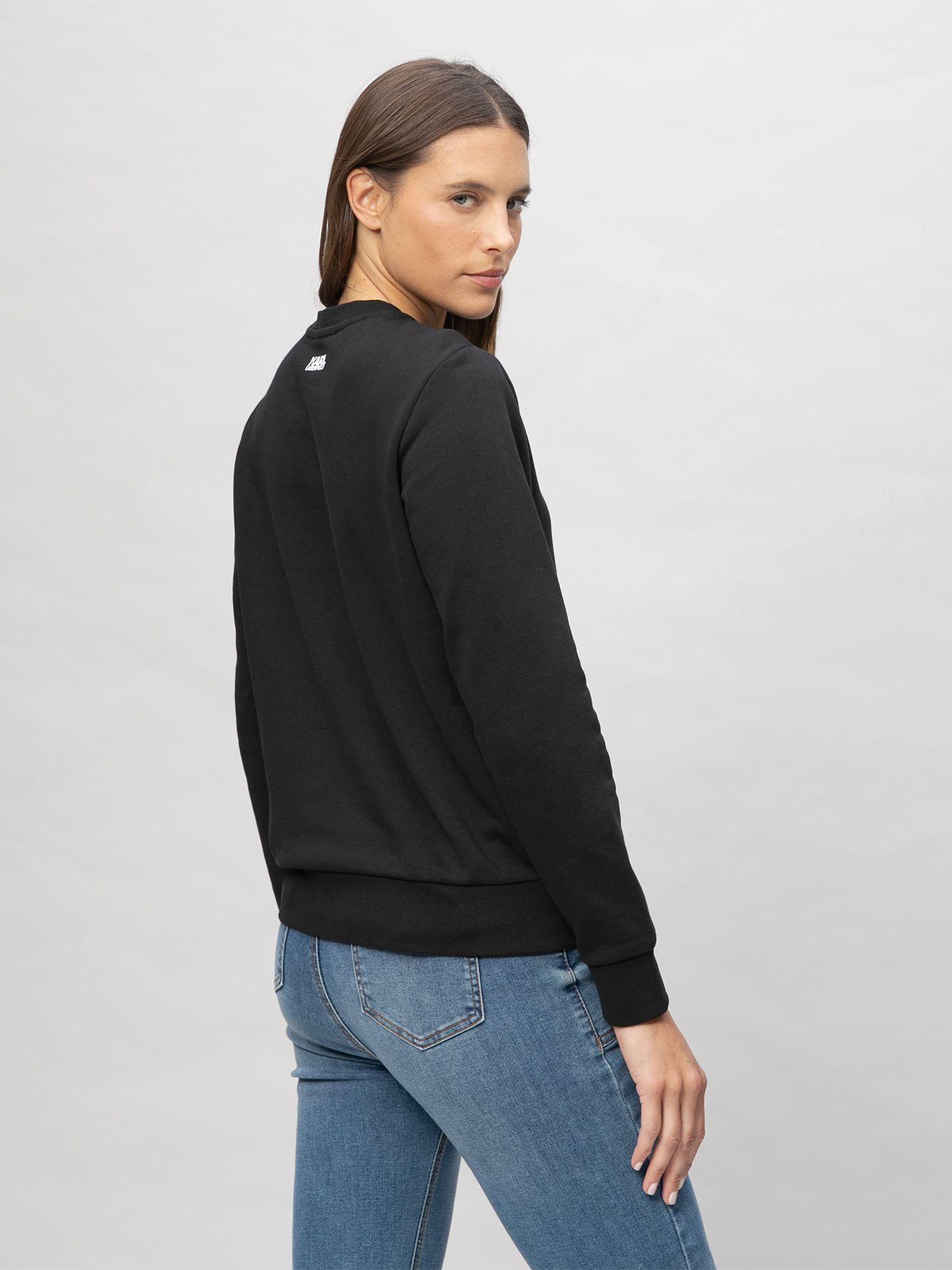 Polerón con estampado Ikon Negro Karl Lagerfeld-2