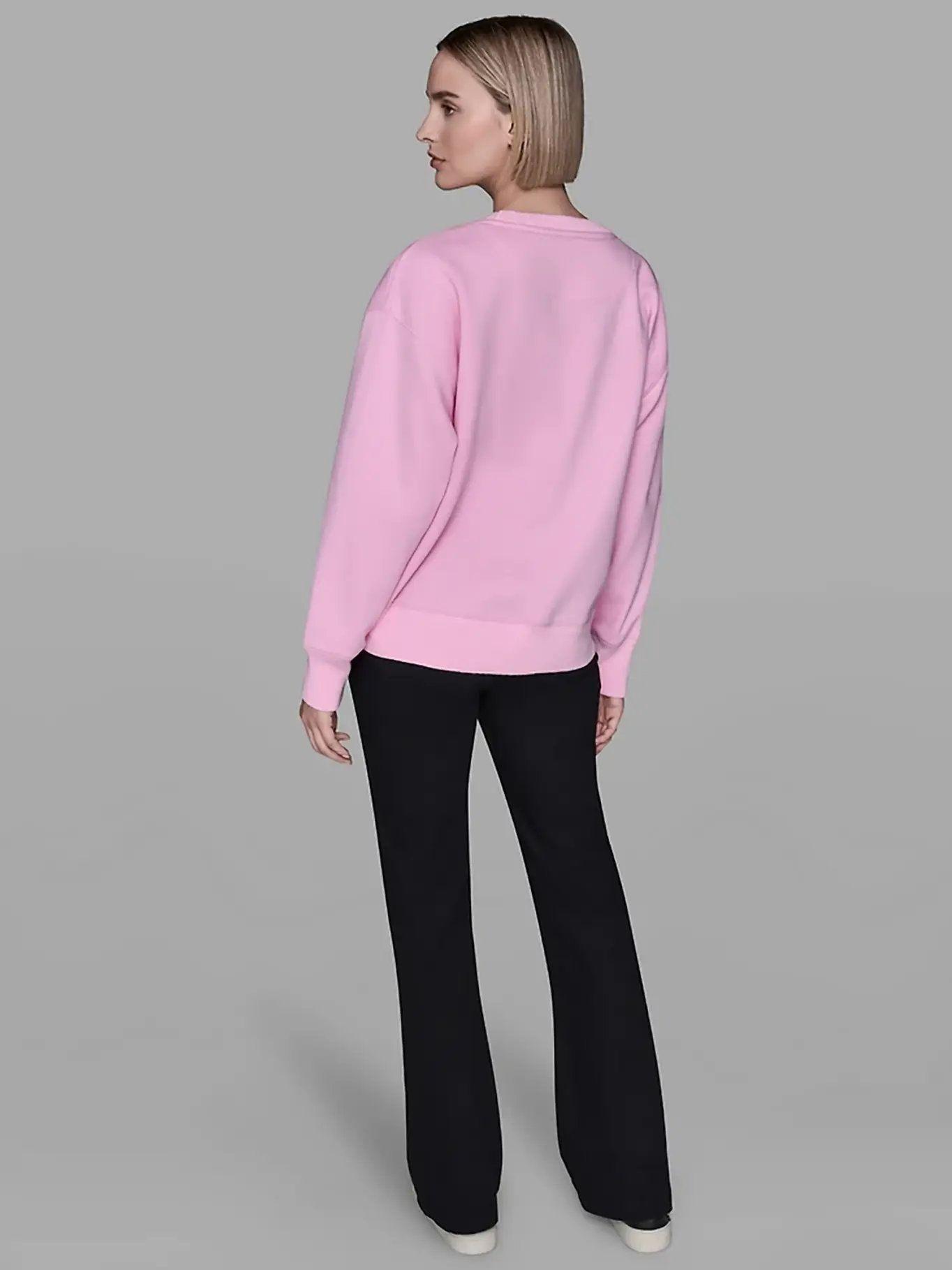 Polerón felpa Bonjour Karl Choupette Rosado Karl-2