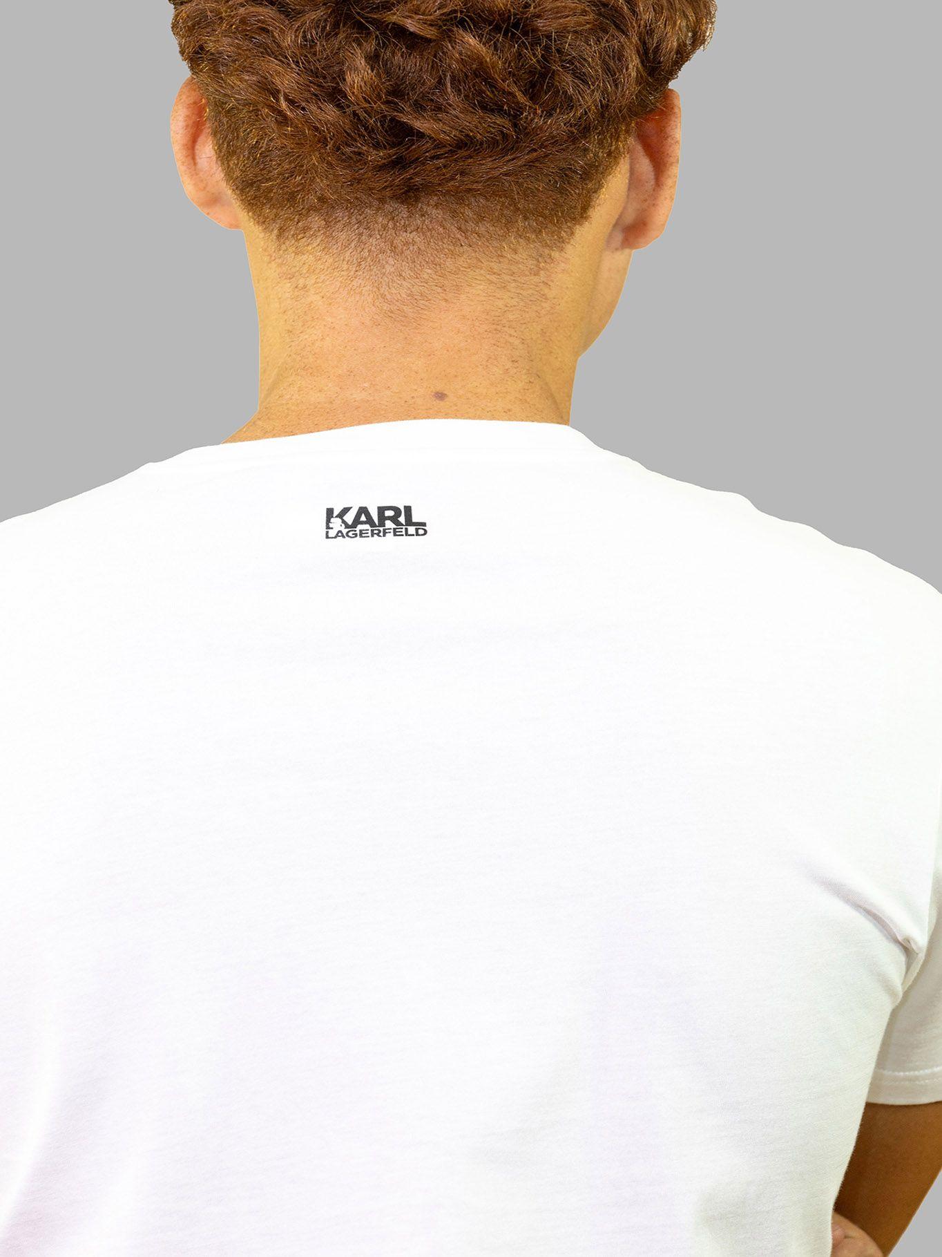 Polera con perfil de KARL Blanco Karl Lagerfeld-1