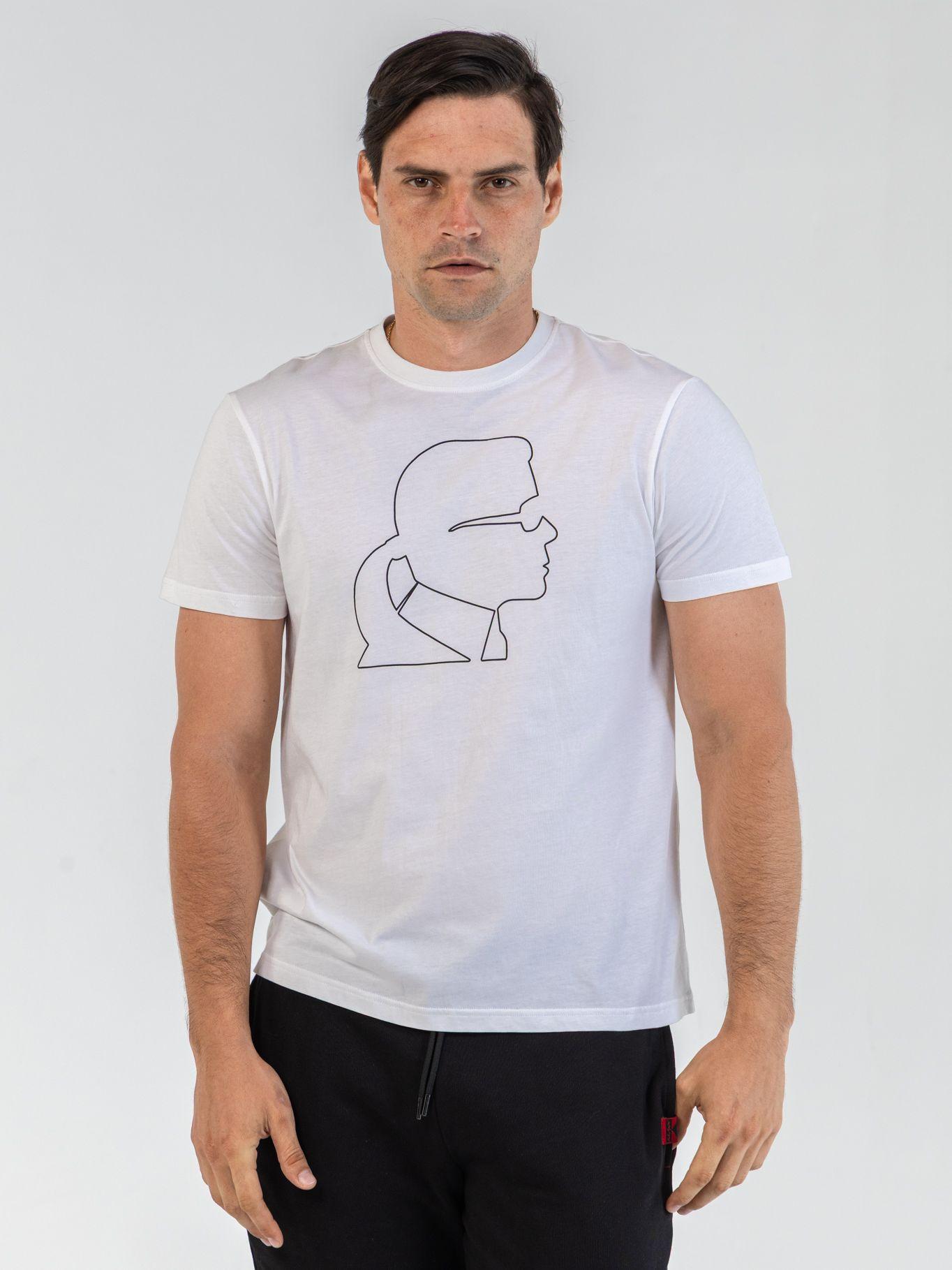 Polera con perfil de KARL Blanco Karl Lagerfeld-0