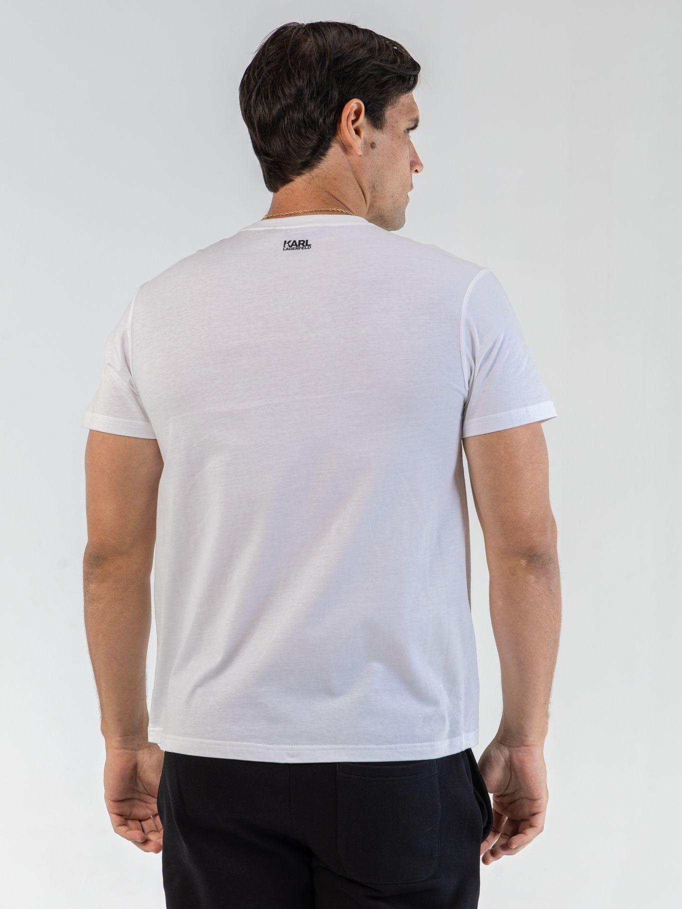 Polera con perfil de KARL Blanco Karl Lagerfeld-3