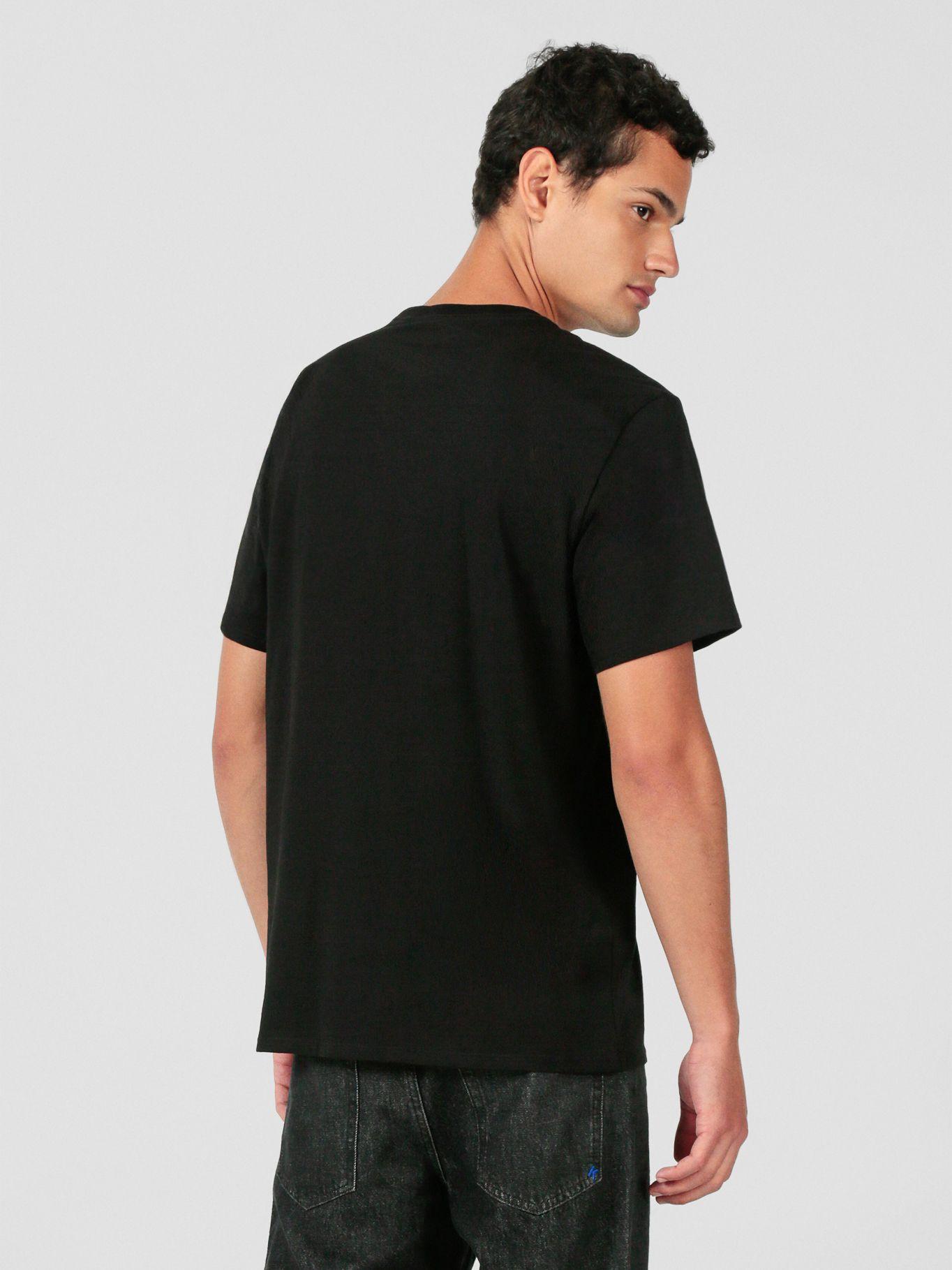 Polera con estampado de Karl Negro Karl Lagerfeld-2