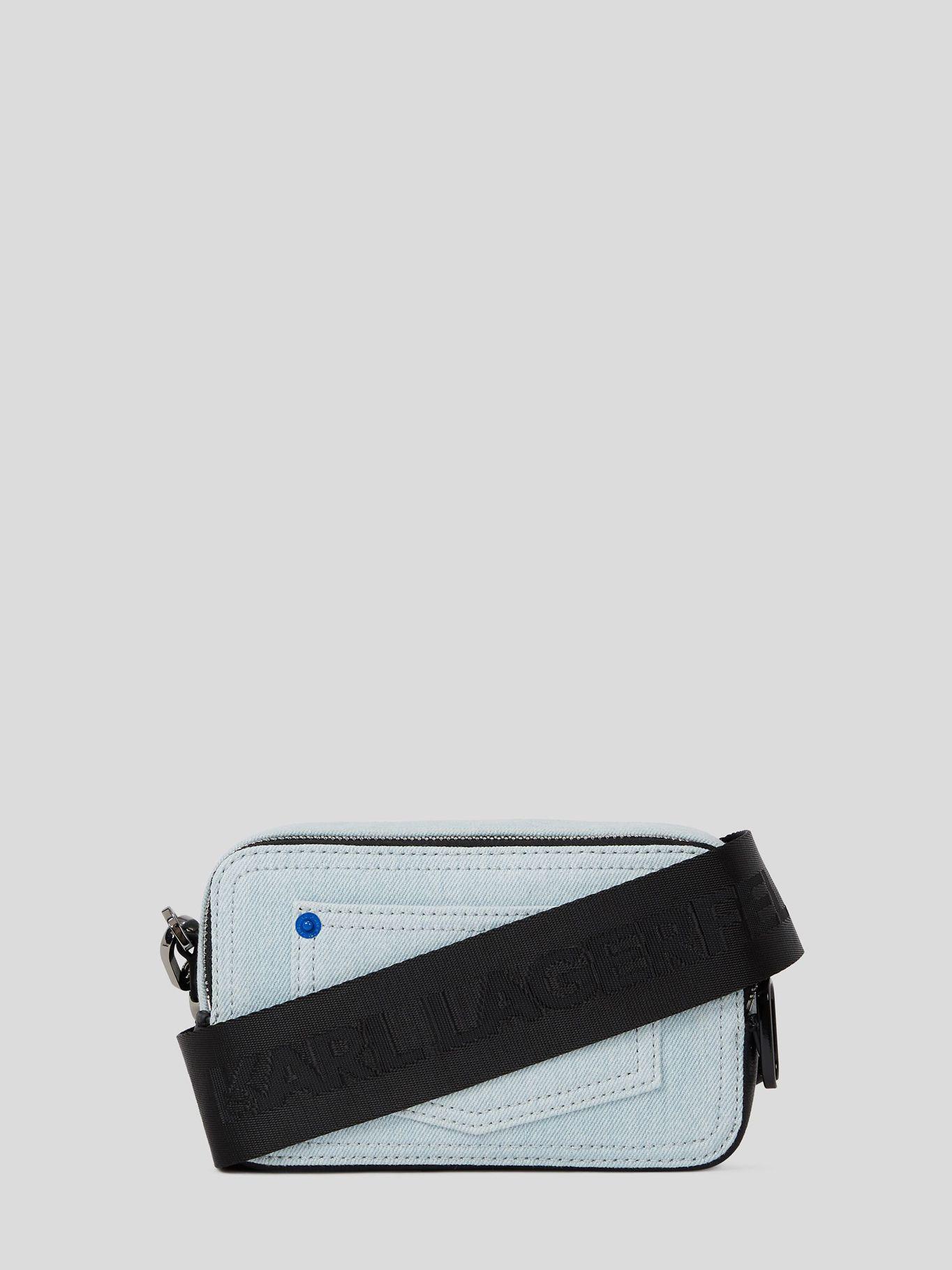 Cartera denim con logo en caja Azul Karl Lagerfeld-2