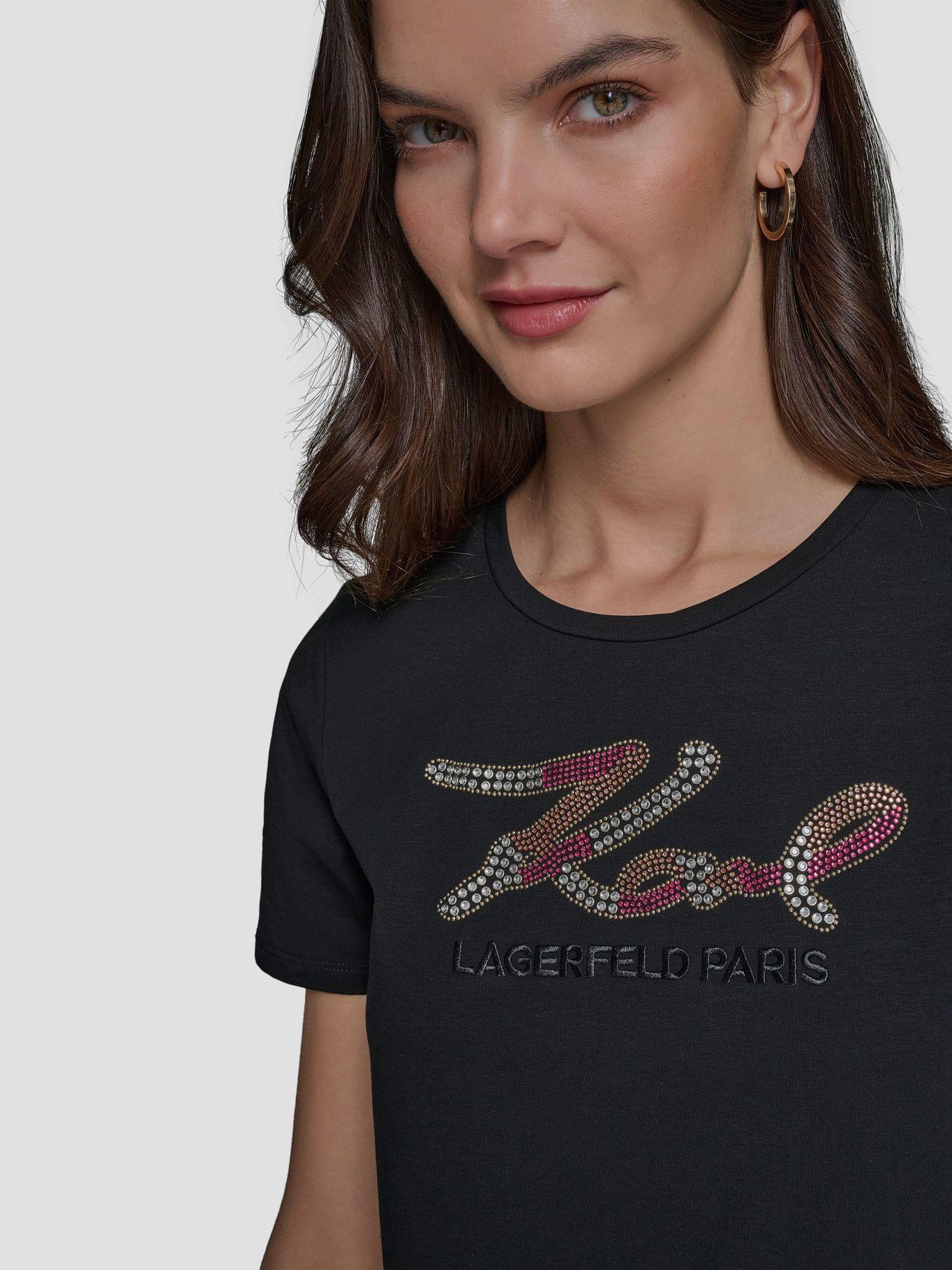 Polera con firma de KARL-3