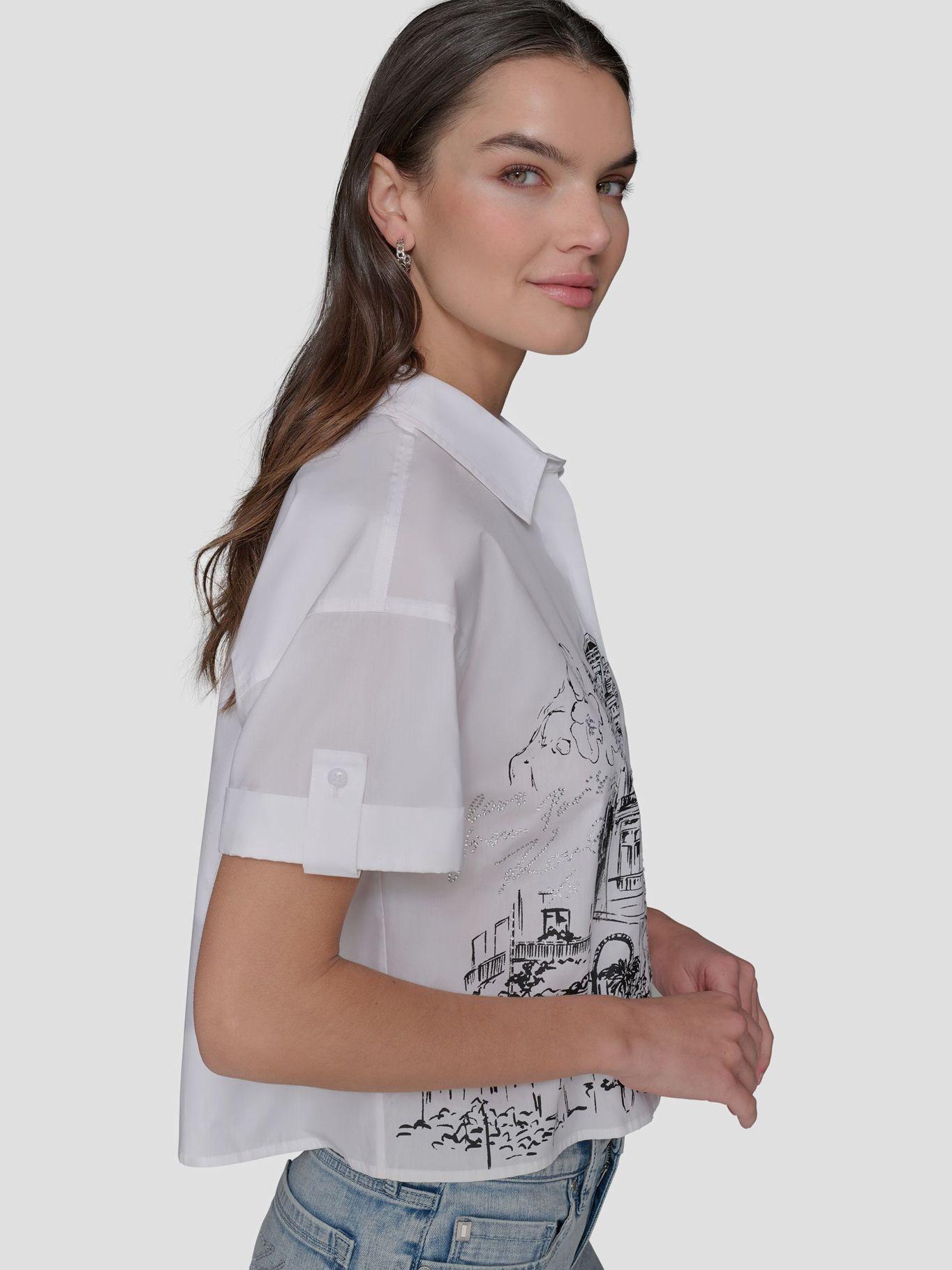 Camisa cropped Paris scene-3