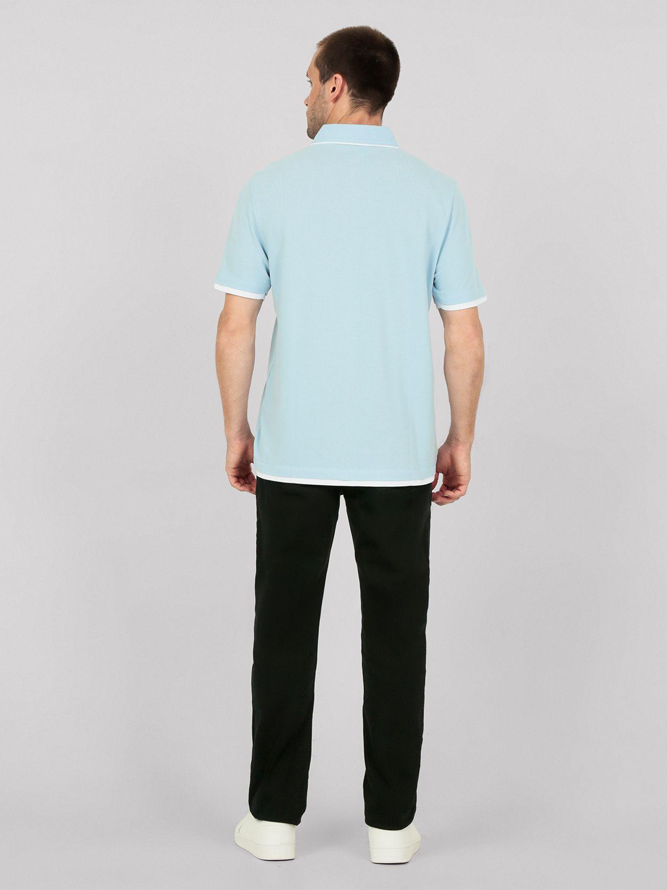 Polo de algodón pima Negro Karl Lagerfeld-2