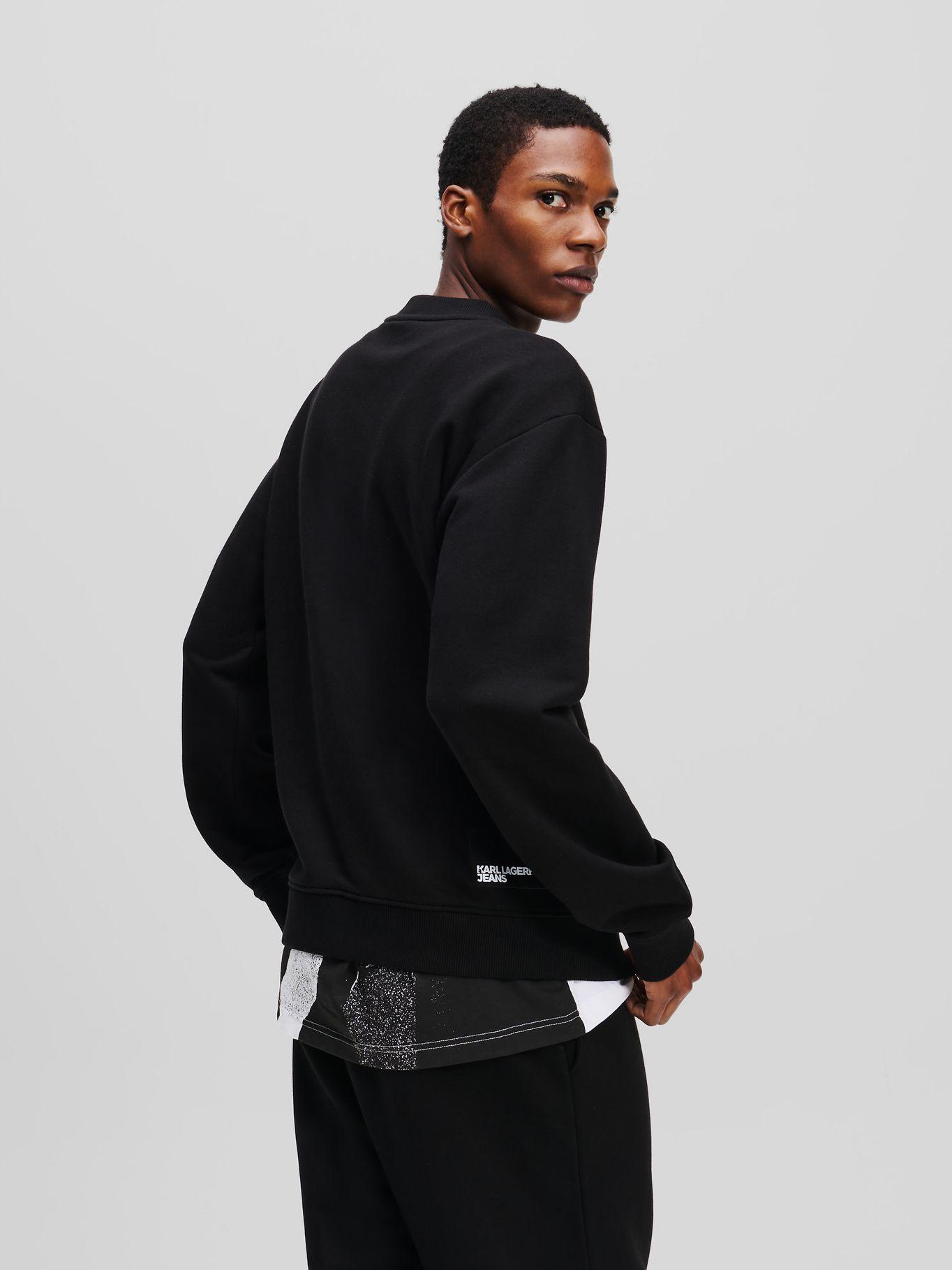 Polerón regular fit - K/ESSENTIAL Negro Karl Lagerfeld-2