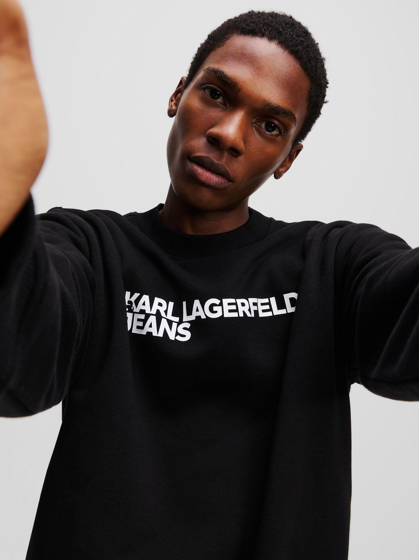 Polerón regular fit - K/ESSENTIAL Negro Karl Lagerfeld-3