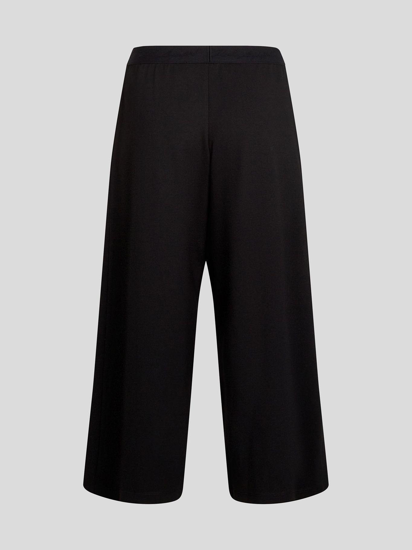 Pantalón basta ancha Negro Karl Lagerfeld-1
