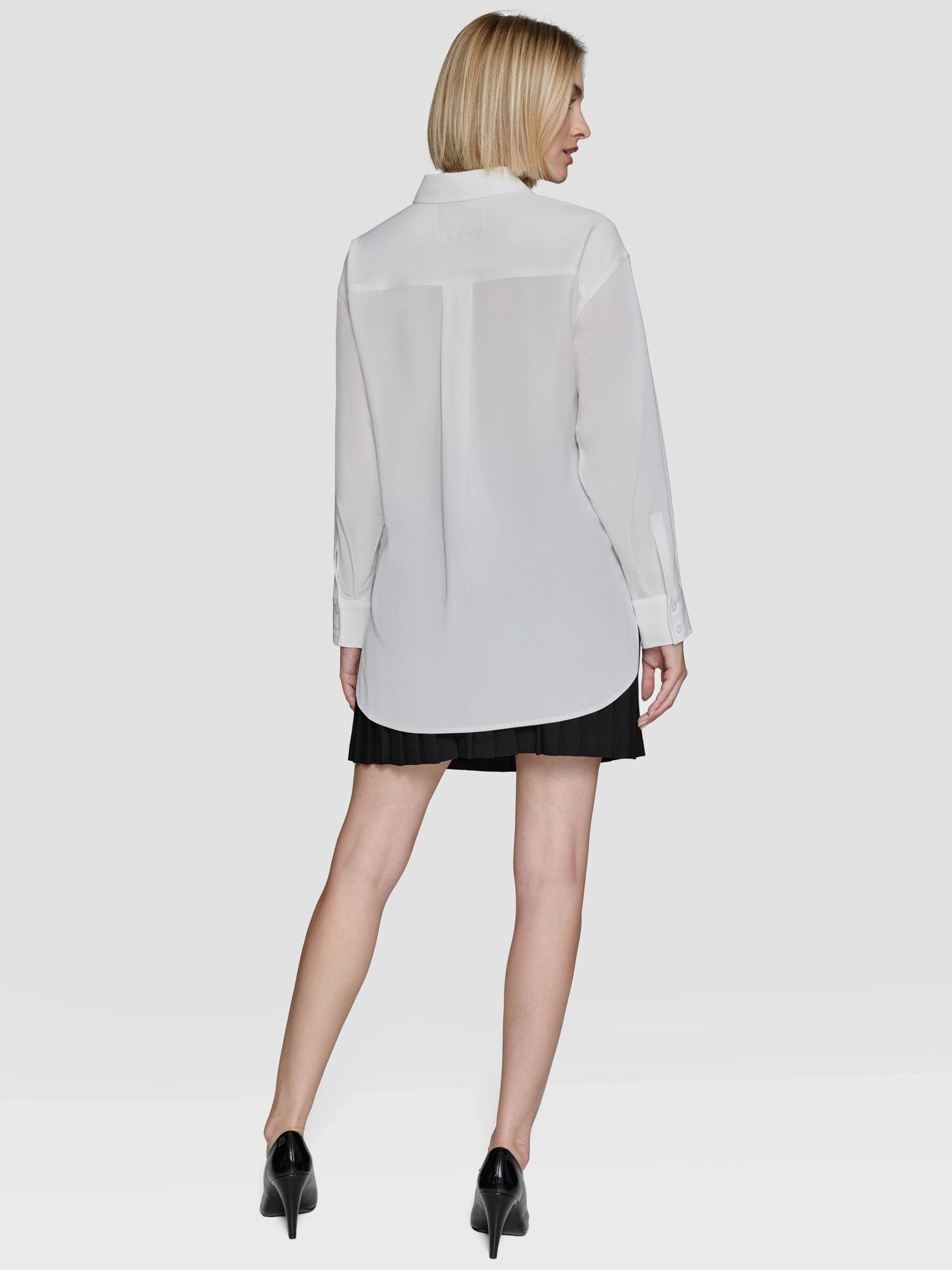 Camisa brillante con lentejuelas y diseño de abanico-1