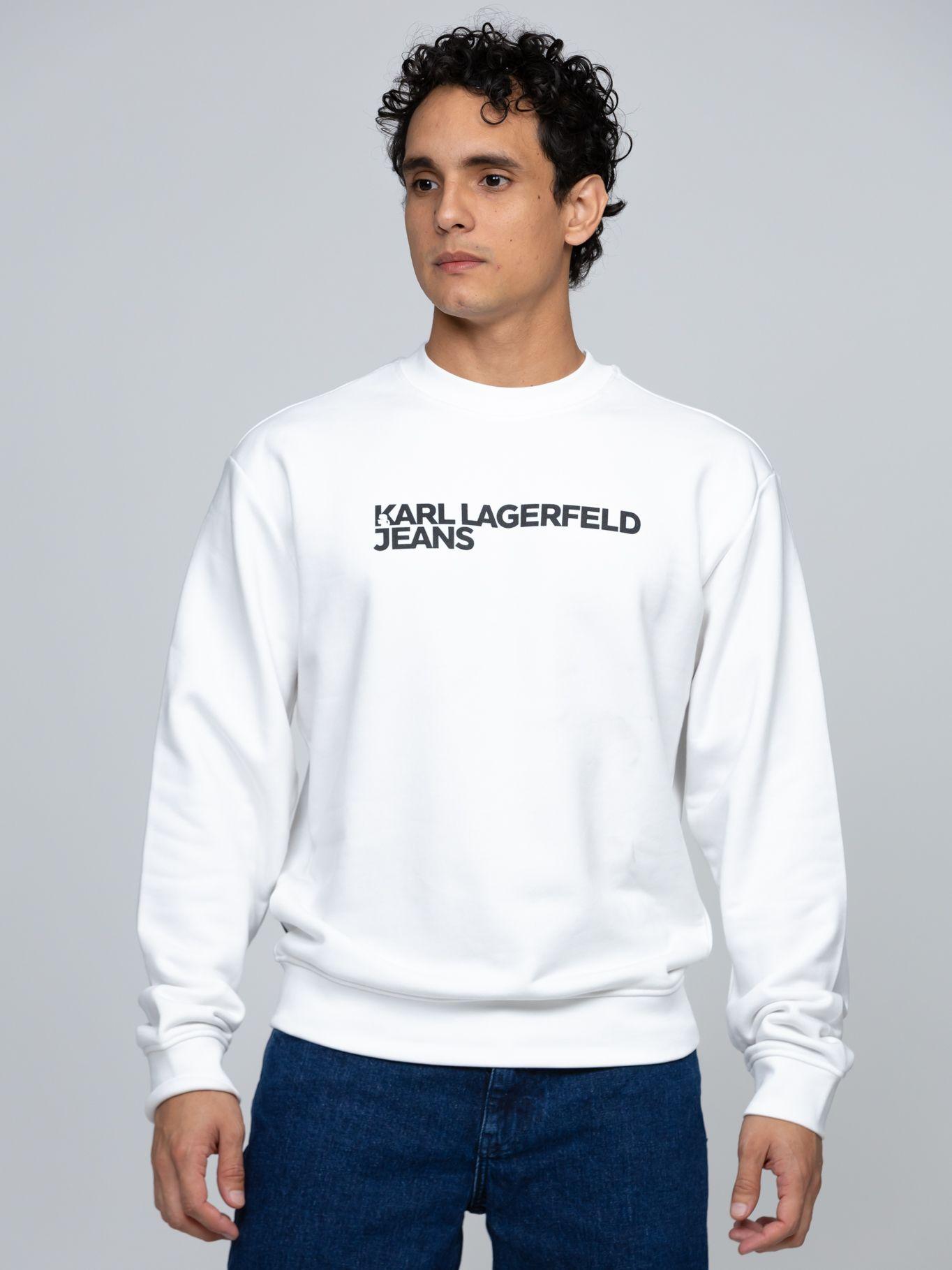Polerón regular fit - K/ESSENTIAL Blanco Karl Lagerfeld 100-0