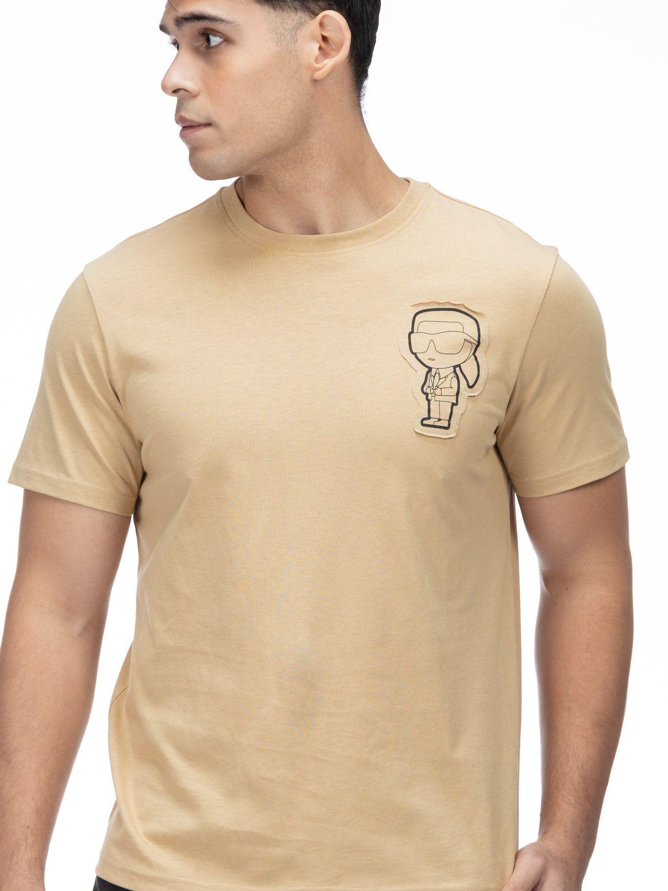 Polera con aplique Ikon Marrón Karl Lagerfeld-4
