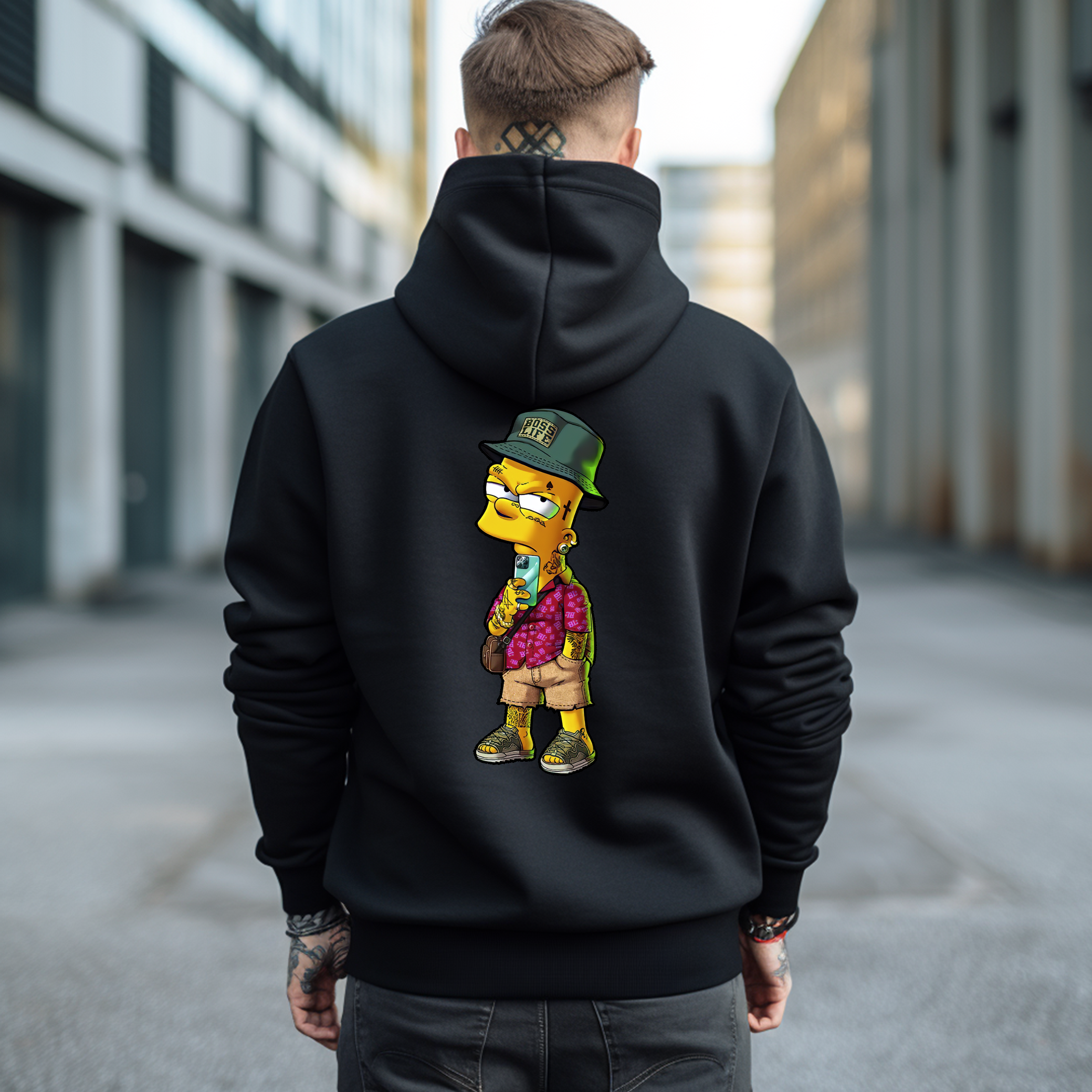 Poleron Bart Simpson Urb - Estilo Urbano-1