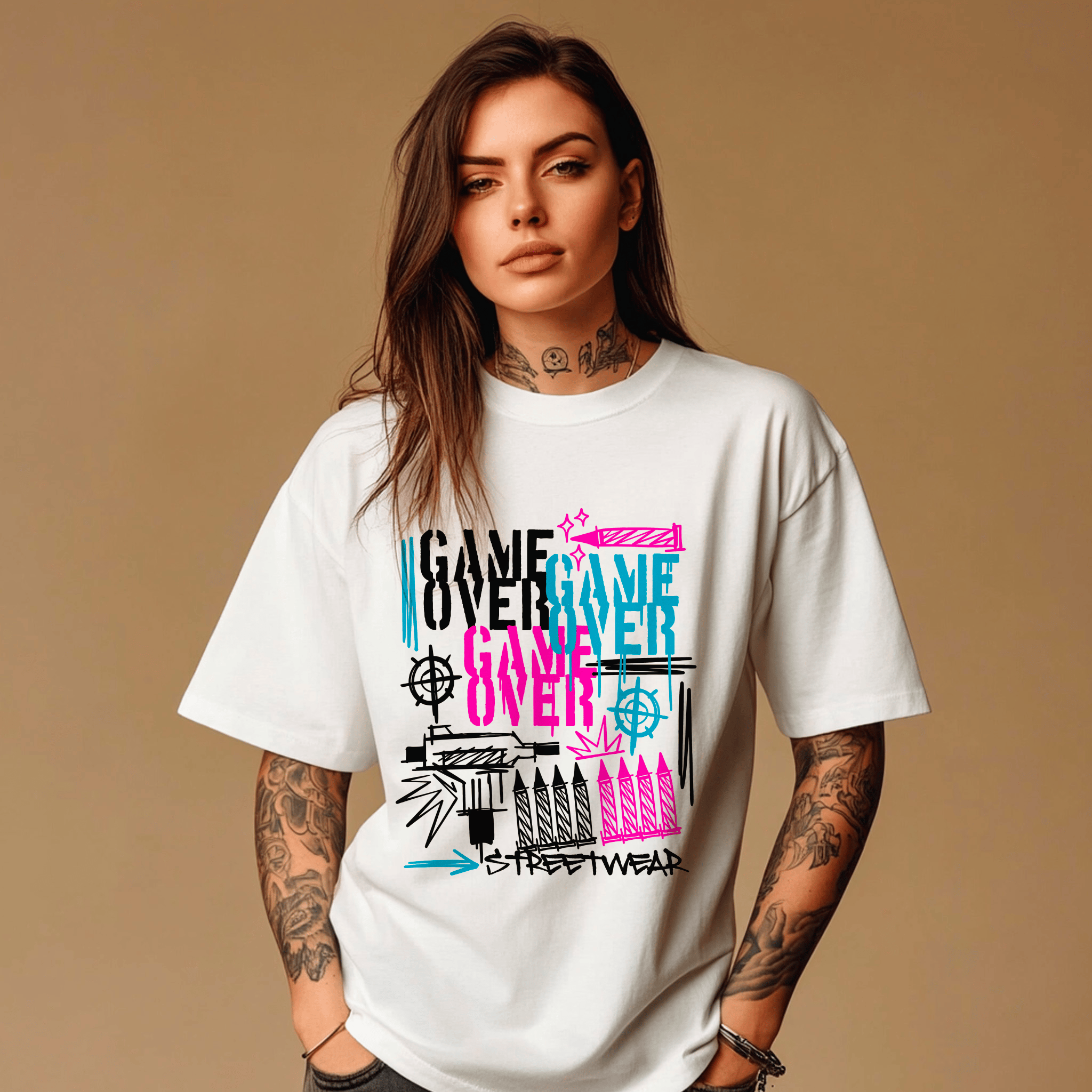 Polera Urbana Streetwear - Game Over-2