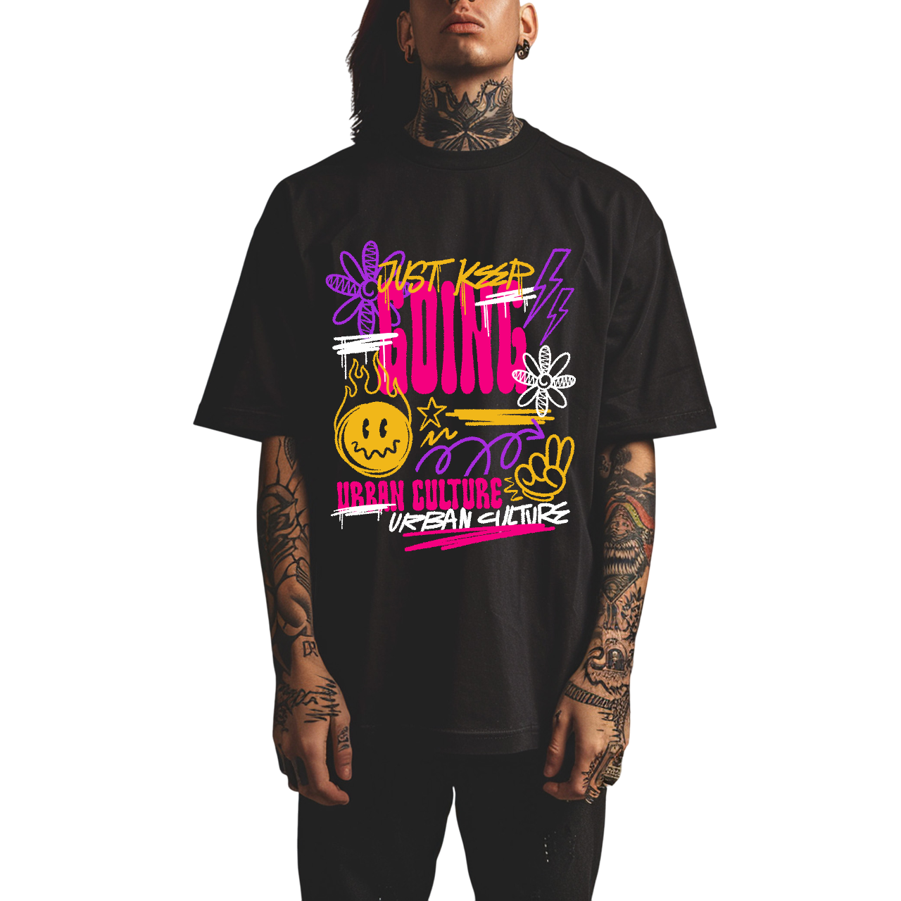 Polera Urbana Streetwear - Just Keep Going -0