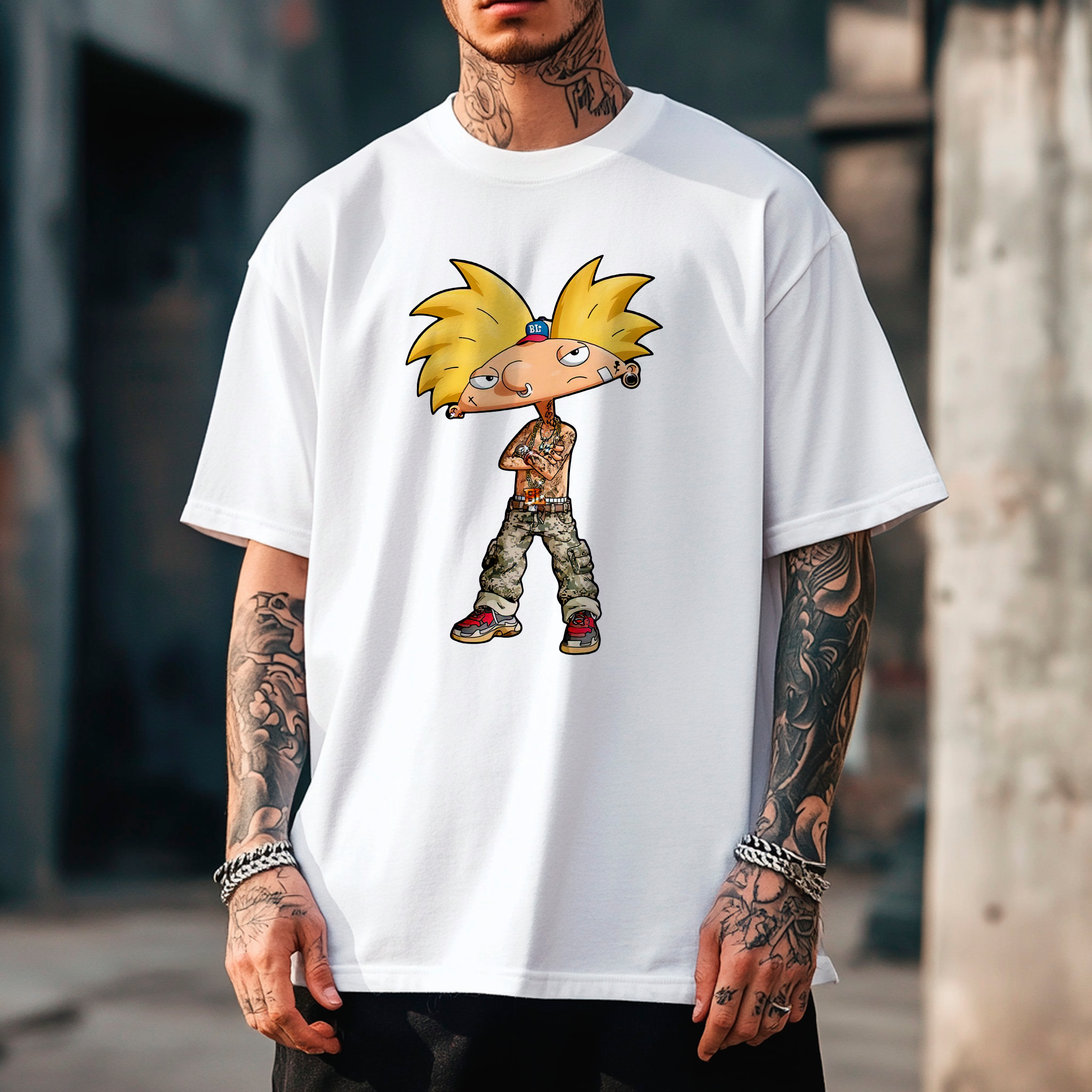 Polera Hey Arnold - Estilo Urbano-1