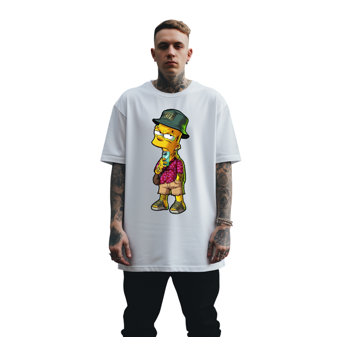Polera Bart Simpson Ur - Estilo Urbano-0